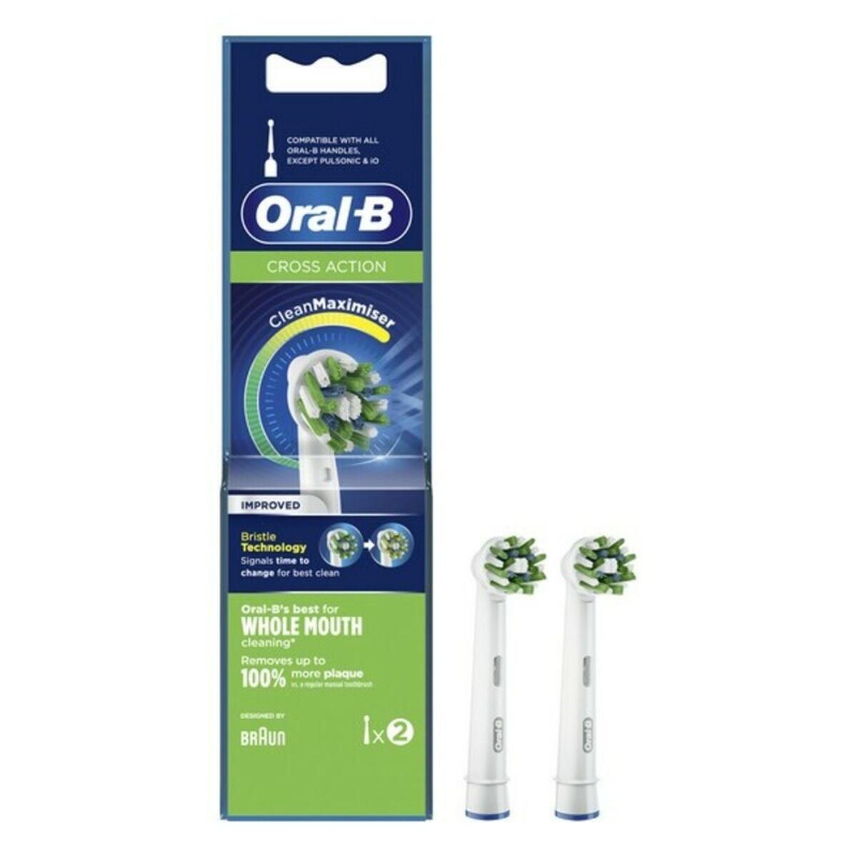 Tandbørstehoved Cross Action Oral-B Cross Action 2 enheder