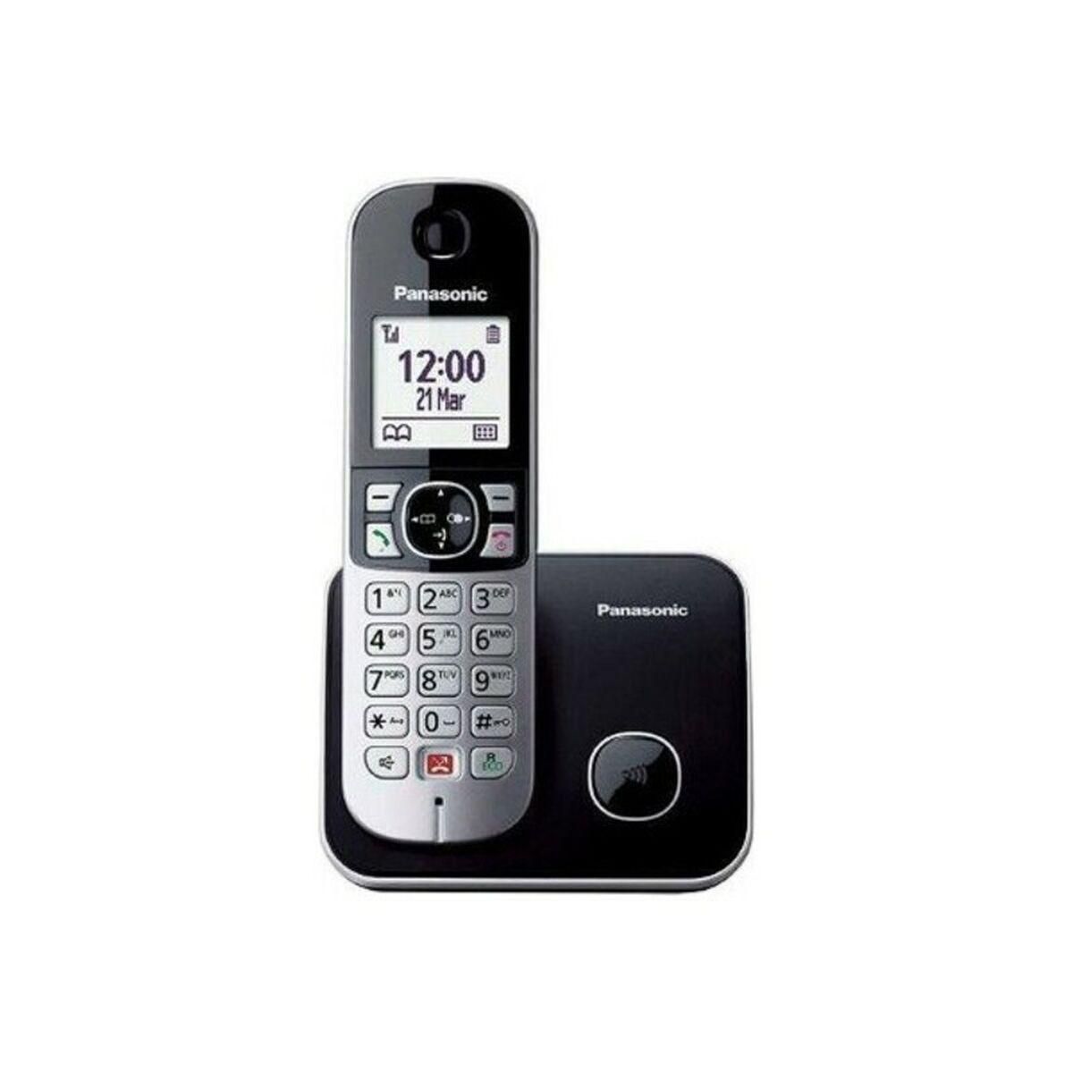 Fastnettelefon Panasonic Corp. KX-TG6851 1,8" LCD Sølvfarvet