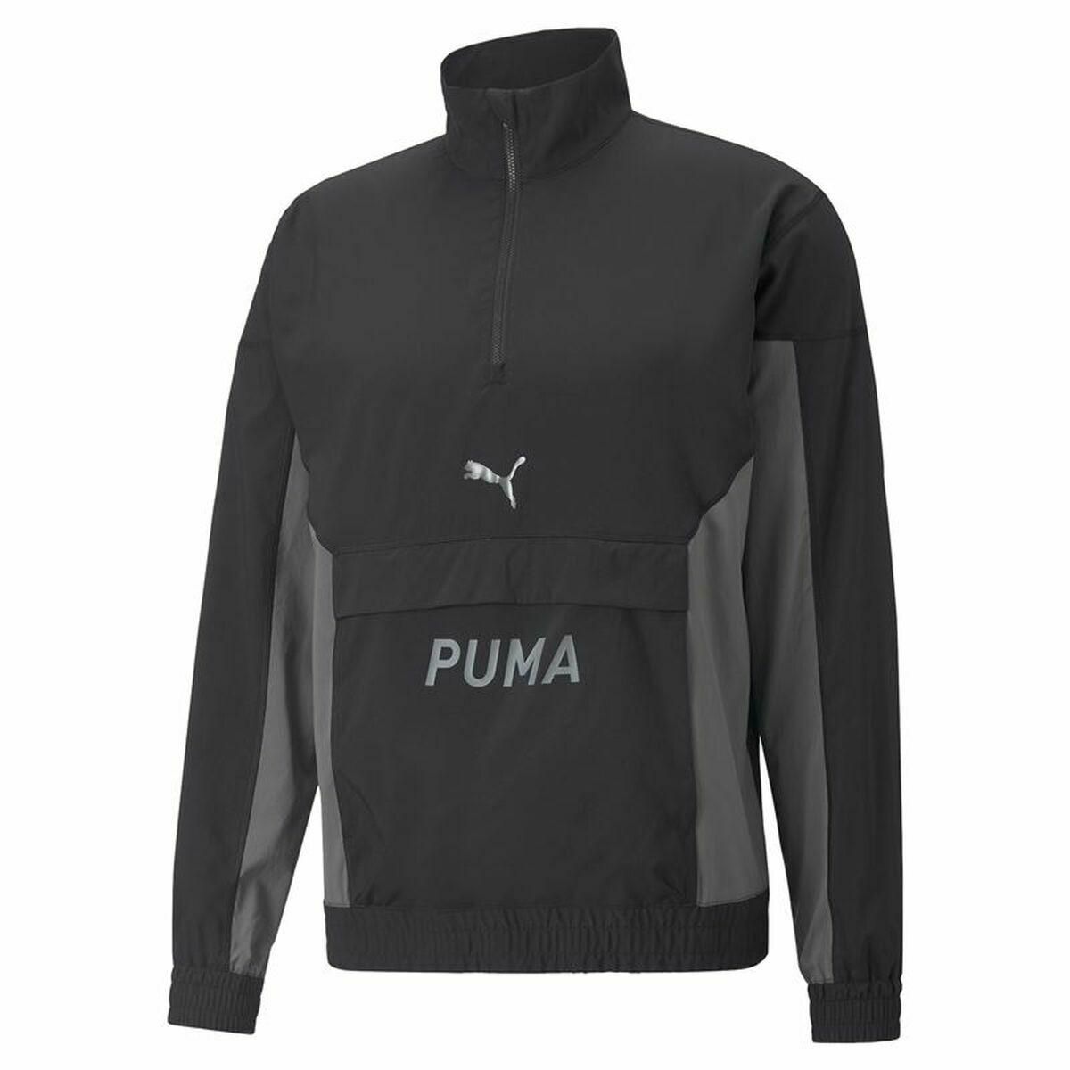 Sportsjakke til Mænd Puma Fit Woven Sort L