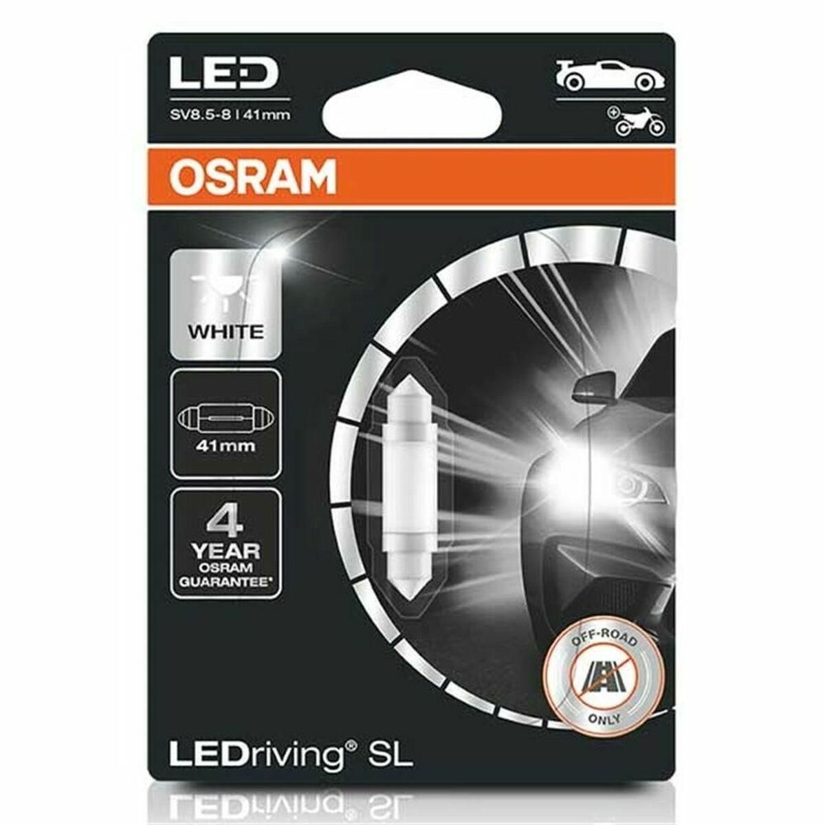 Pære til køretøj Osram OS6413DWP-01B C5W 6000K 0,6 W