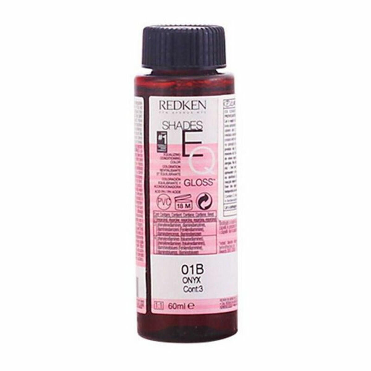 Semi-permanent Farve Shades EQ Redken (60 ml) 01B onyx - 60 ml