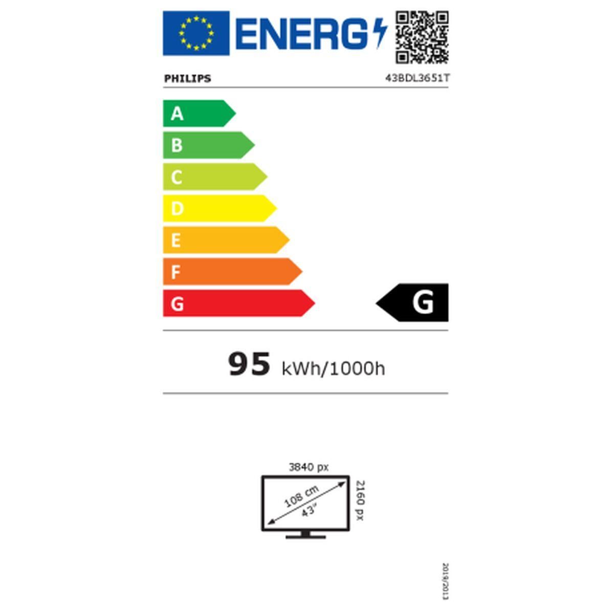 Skærm Philips 43BDL3651T/00 UHD TOUCH LFD 43"