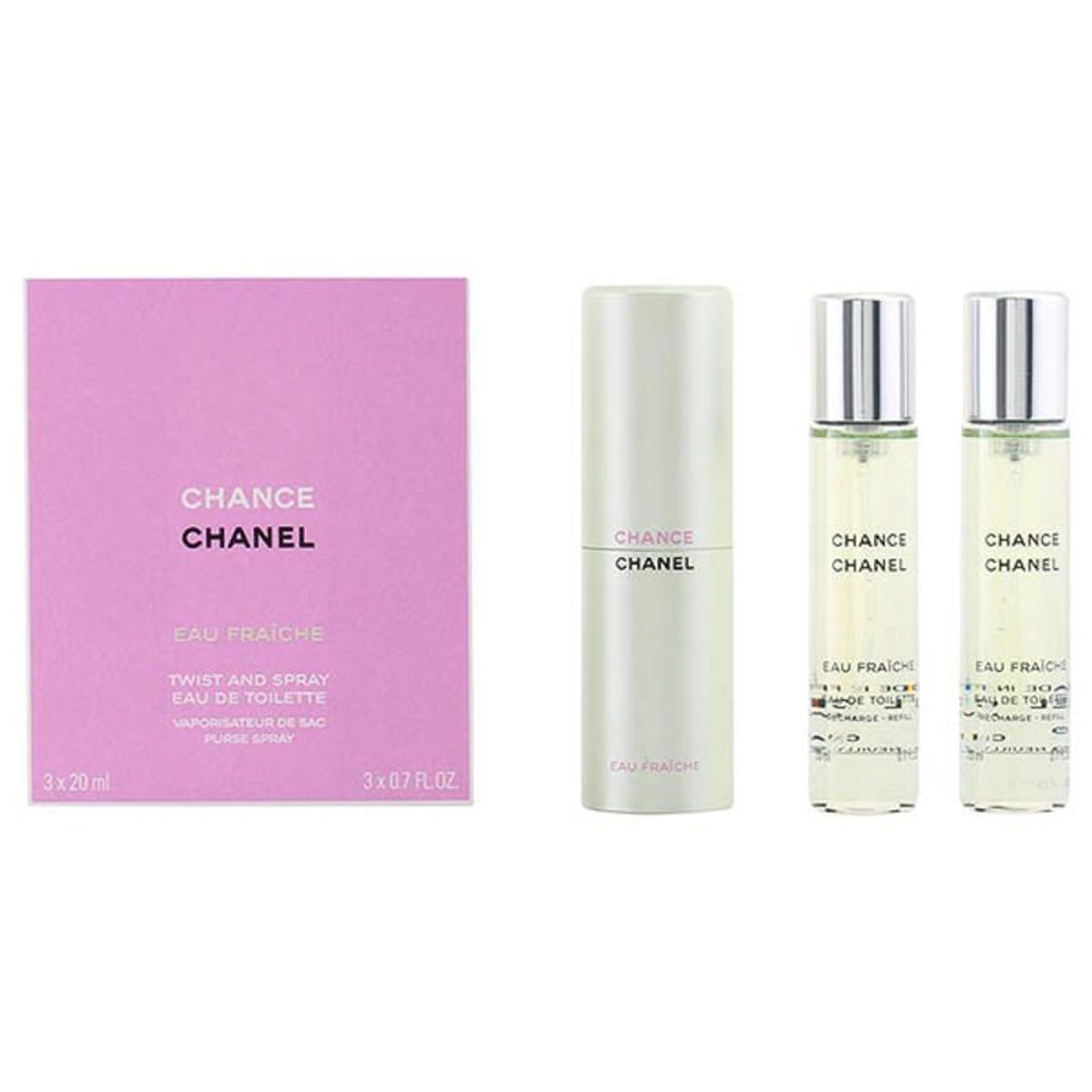 Parfume sæt til kvinder Chance Eau Fraiche Chanel Chance Eau Fraiche (3 stk)