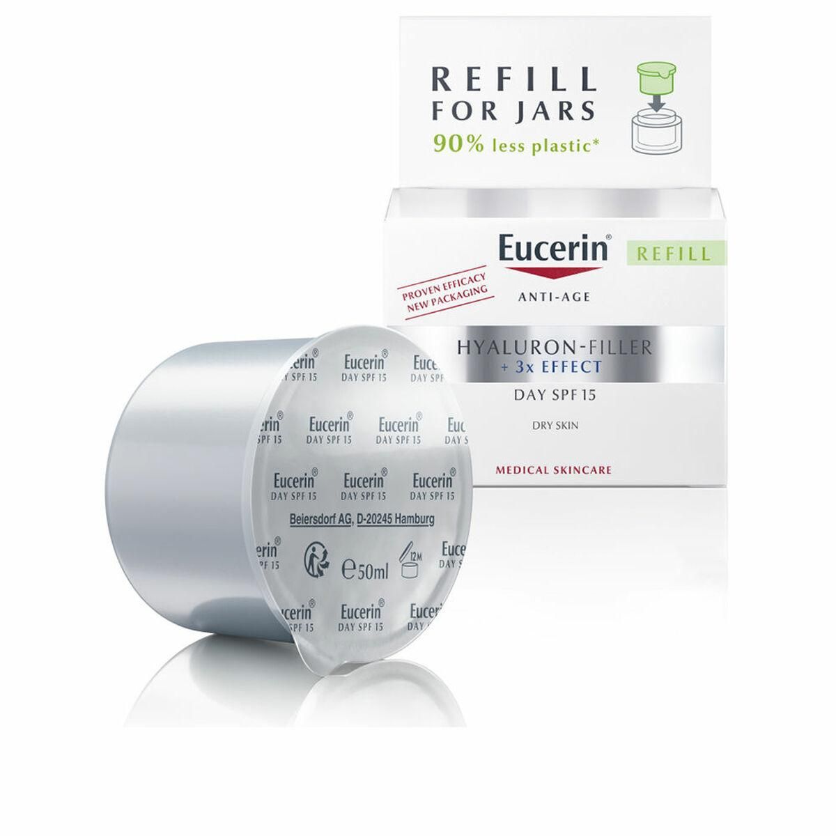 Ansigtscreme Eucerin Hyaluron Filler Udskifter Tør hud 50 ml Spf 15