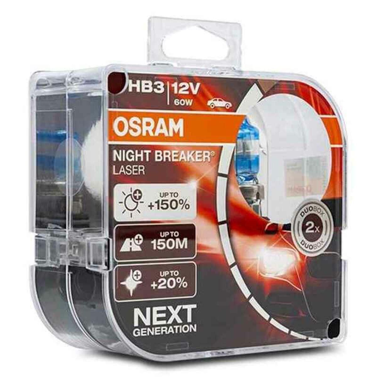 Pære til køretøj OS9005NL-HCB Osram OS9005NL-HCB HB3 60W 12V (2 Dele)