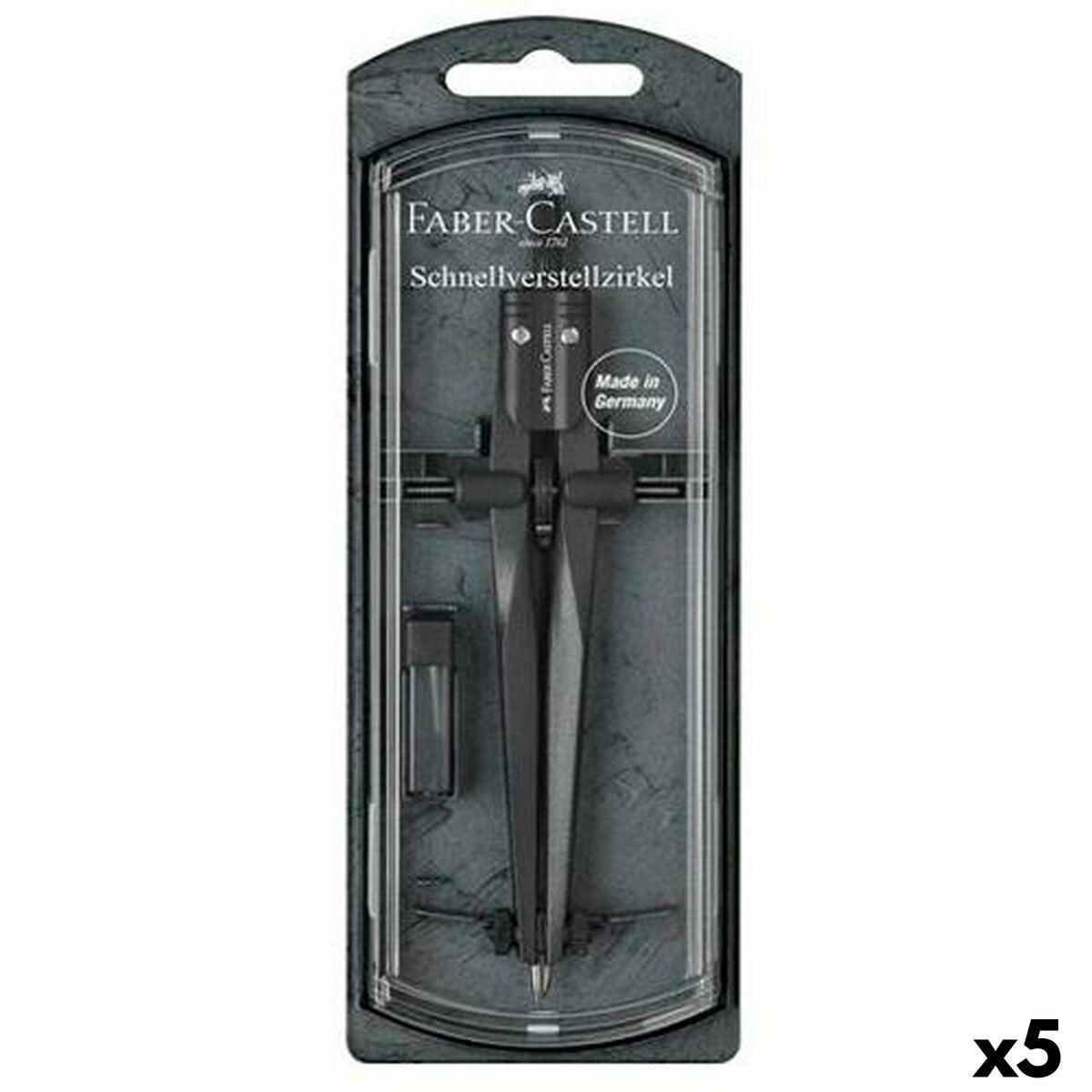 Passer Faber-Castell Sort (5 enheder)