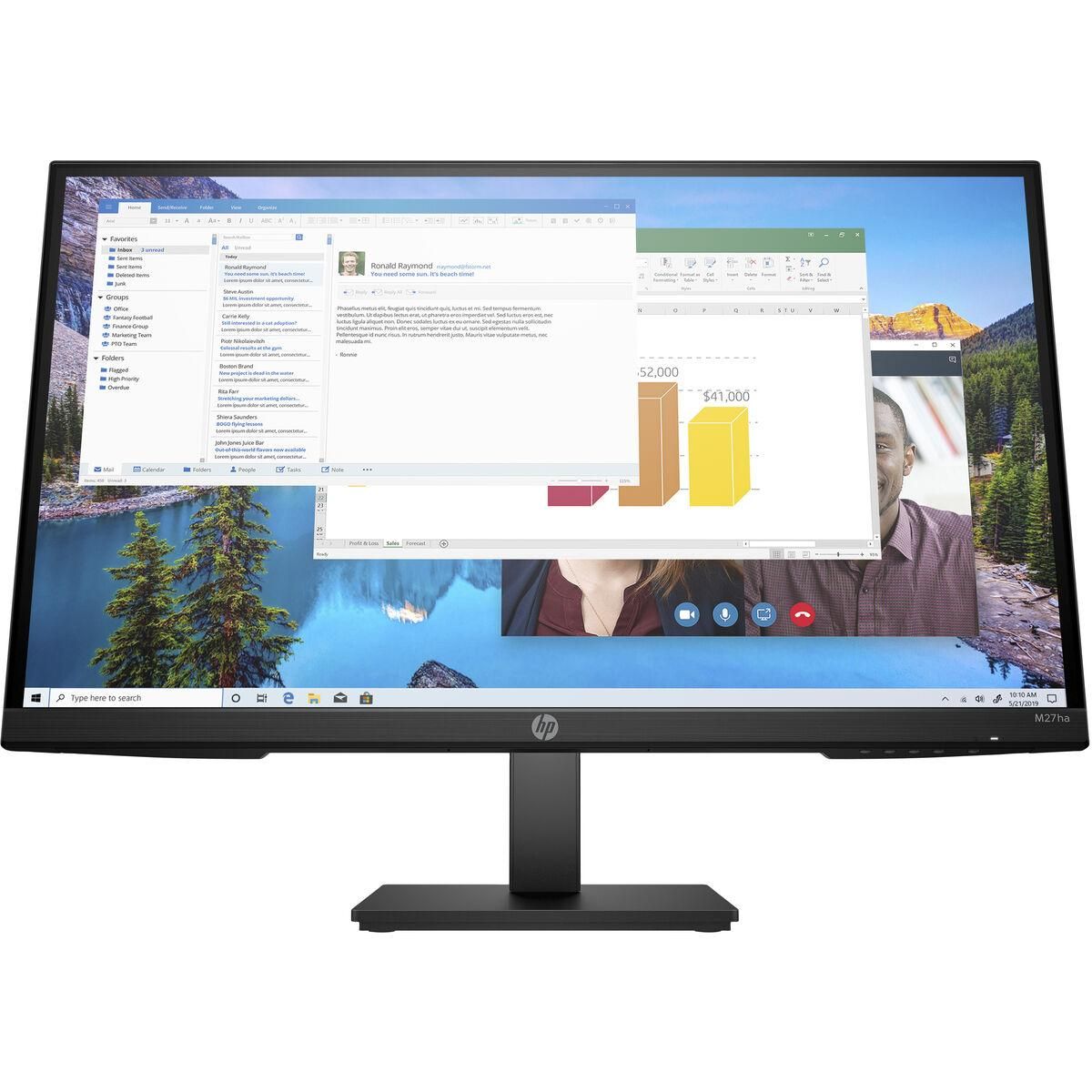 Skærm HP M27ha 27" Full HD LED IPS Flicker free