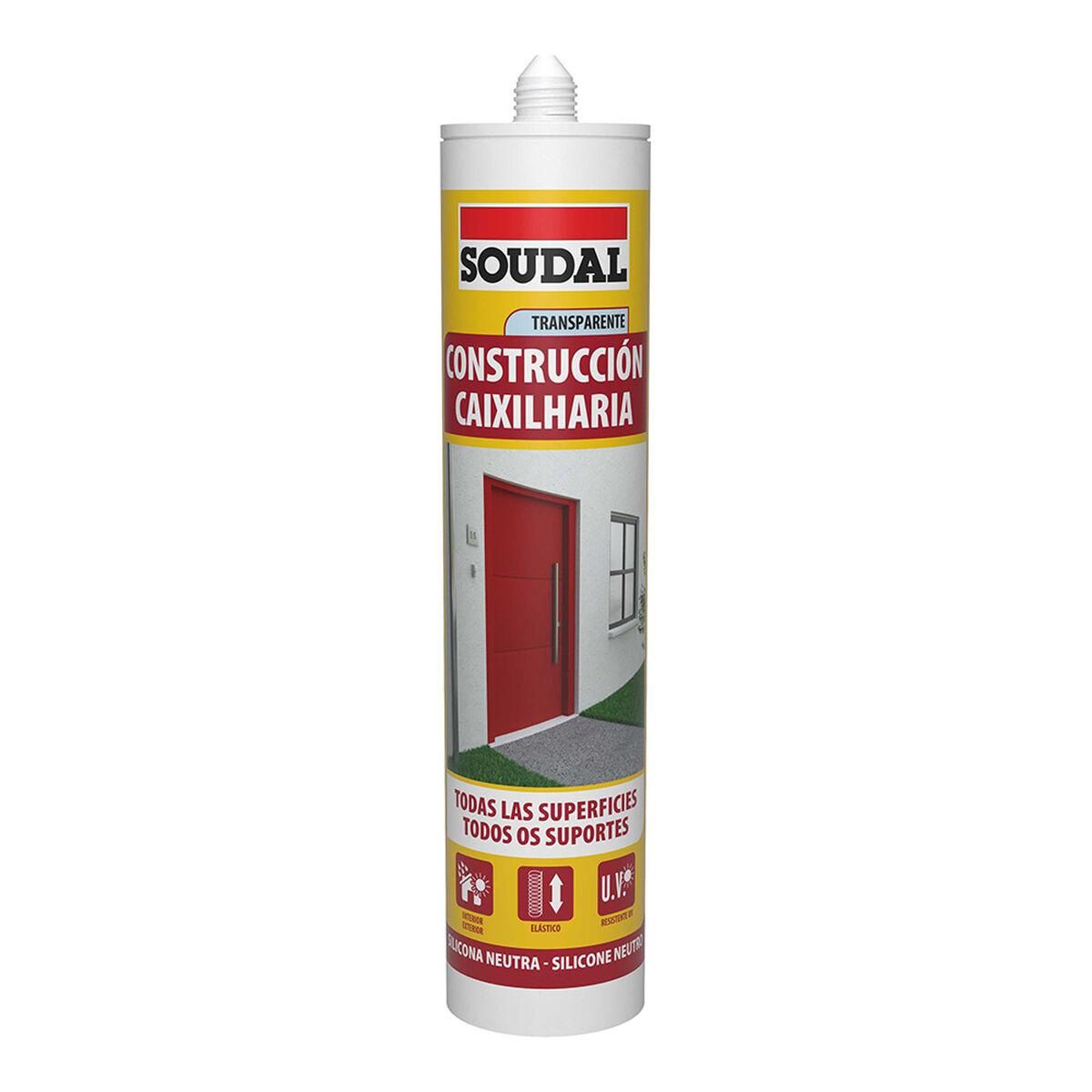 Silikone Soudal 115785 Konstruktion Gennemskinnelig 290 ml