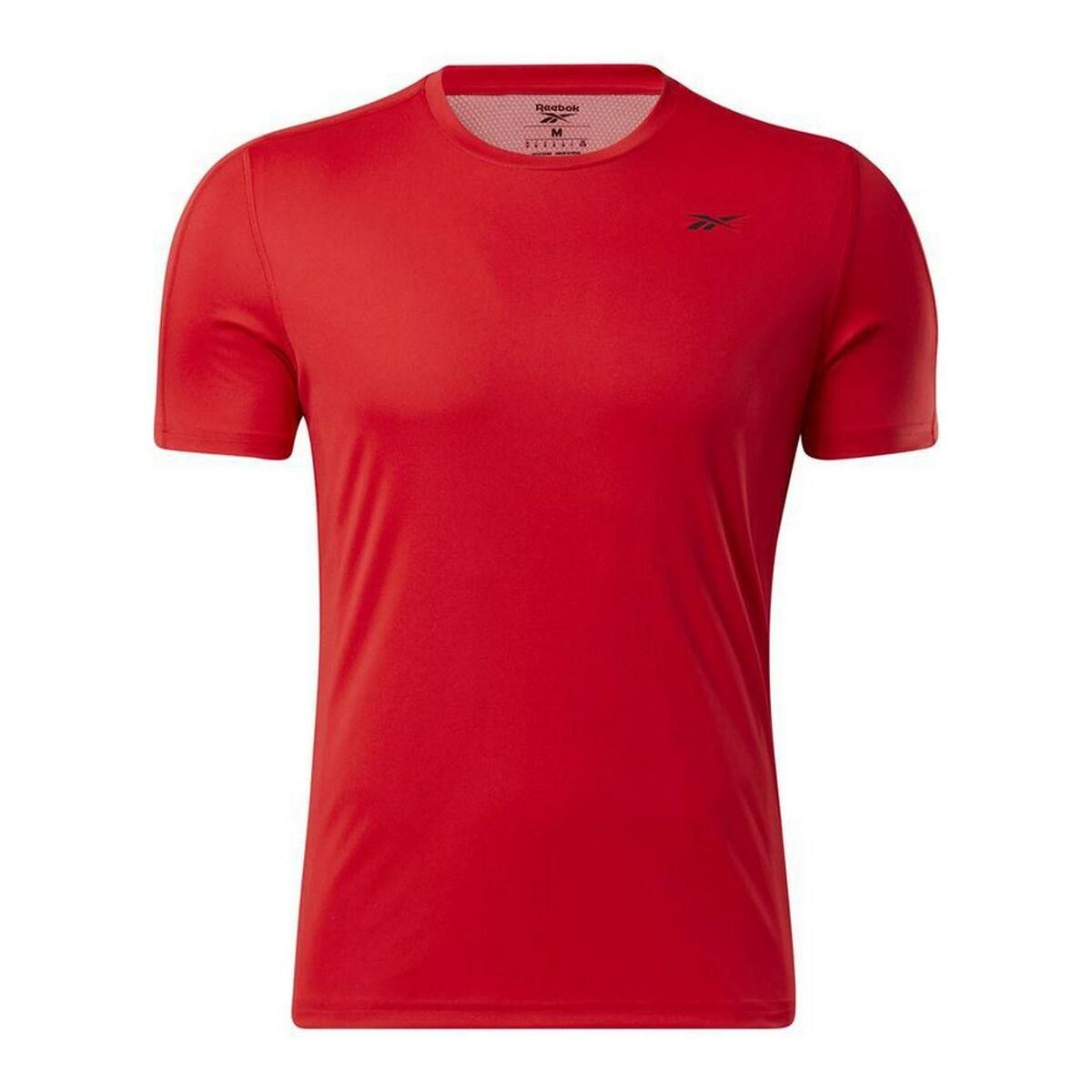 Kortærmet Sport T-shirt Reebok Workout Ready Rød L