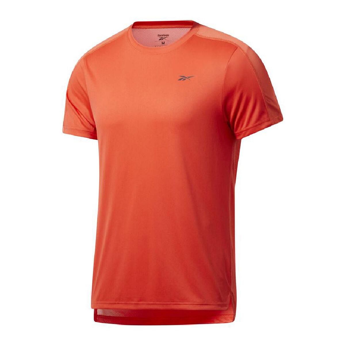 Kortærmet T-shirt til Mænd Reebok Workout Ready Tech Orange L