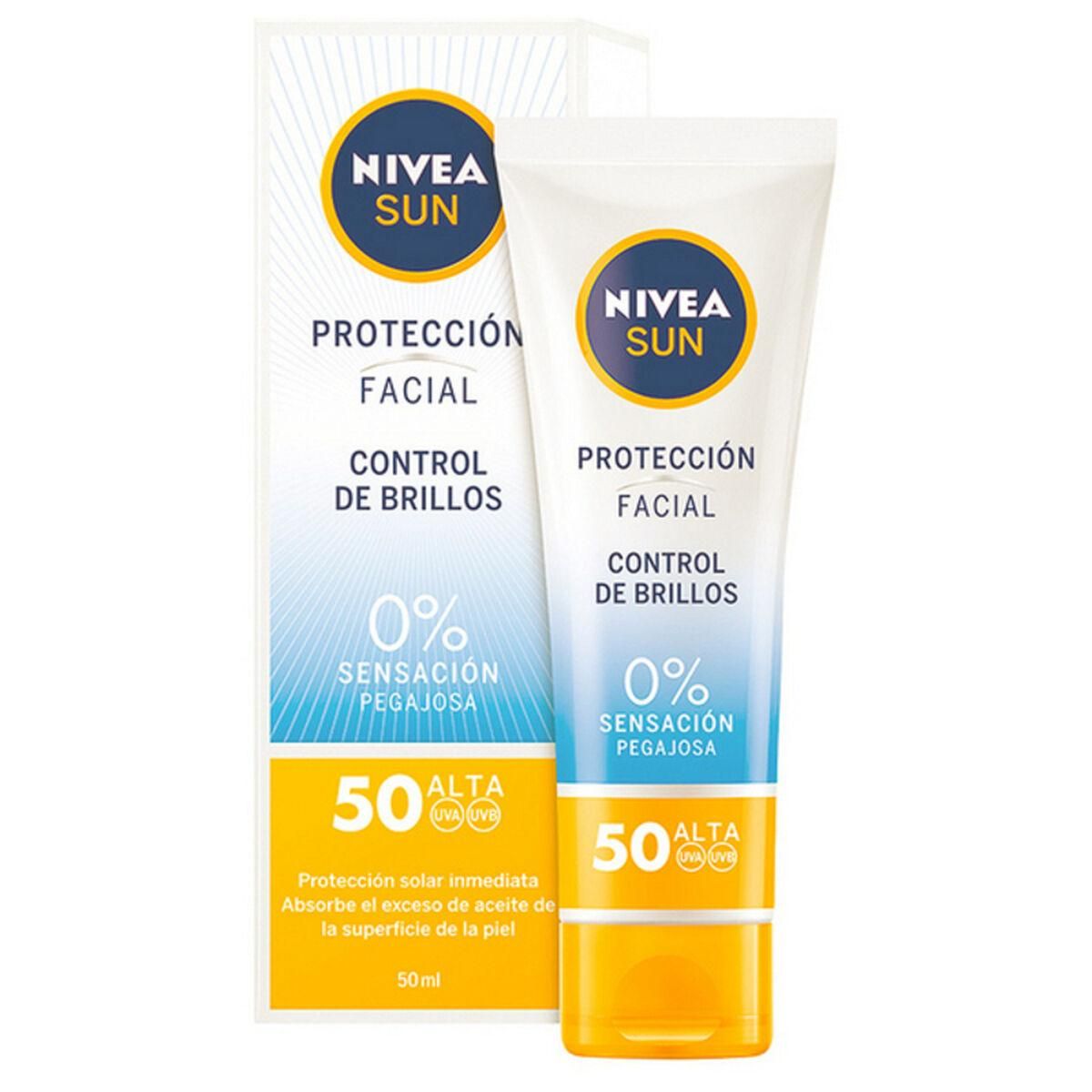 Solcreme til ansigtet Nivea SPF 50 (50 ml) (Unisex) (50 ml)