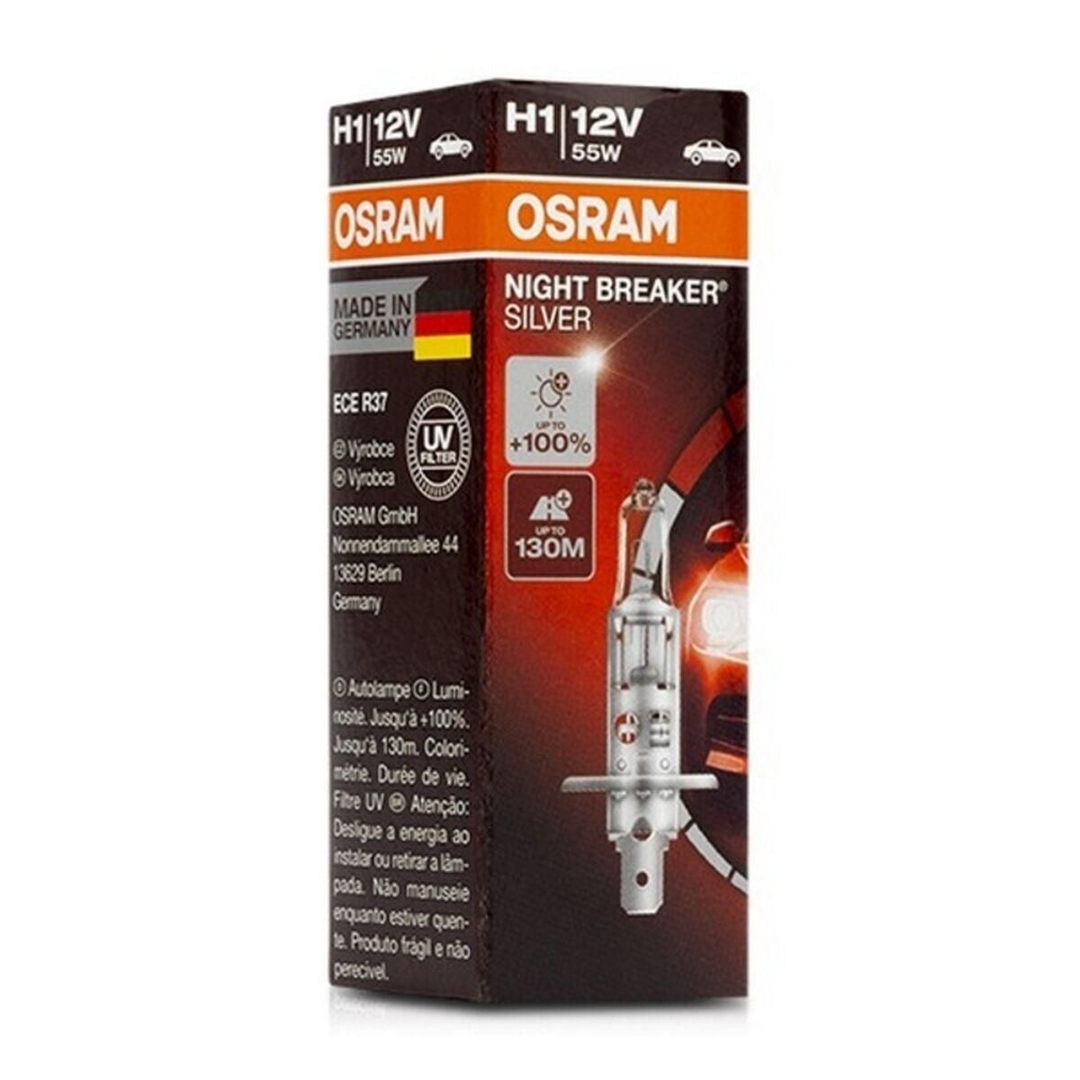 Pære til køretøj Osram 64150NBS H1 12V 55W