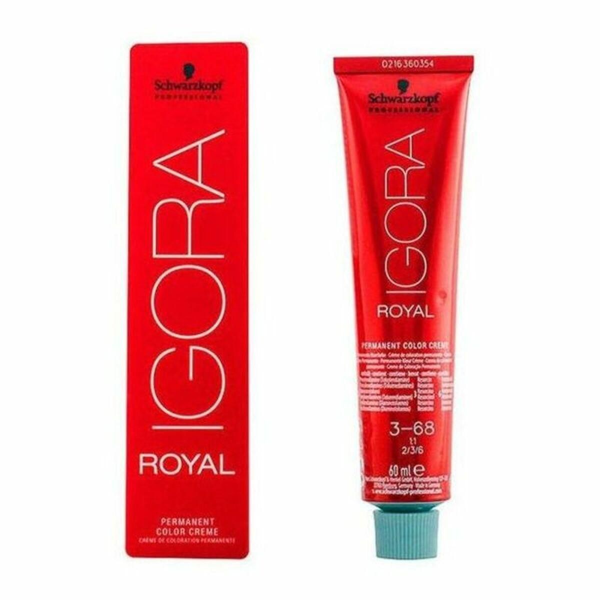 Permanent Farve Igora Royal Schwarzkopf Igora Royal 3-68 Nº 3-68 Nº 9.0-rubio muy claro Nº 8.0-rubio claro 60 ml