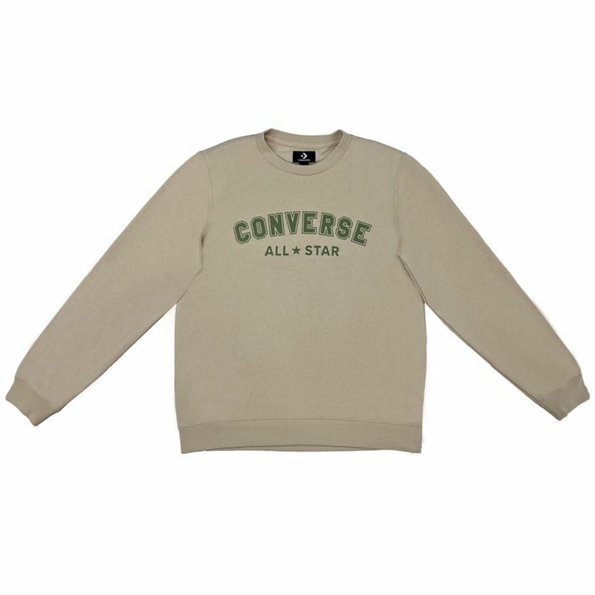 Sweaters uden Hætte til Mænd Converse Classic Fit All Star Single Screen Brun 2XS