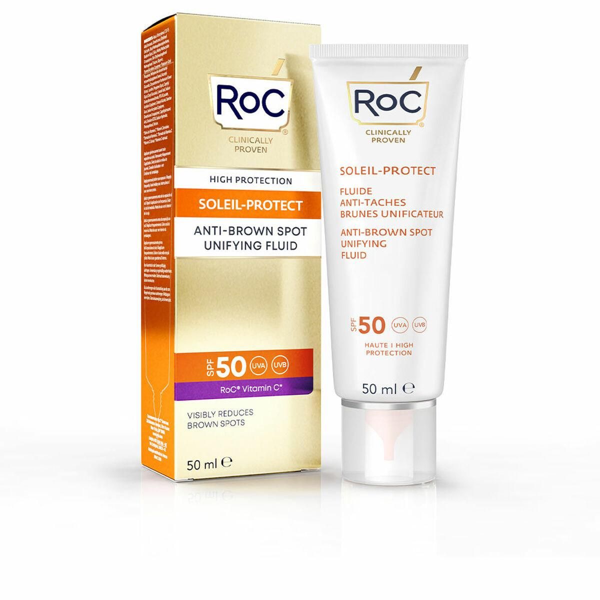 Solblogger Roc Anti-plet behandling SPF 50 (50 ml)