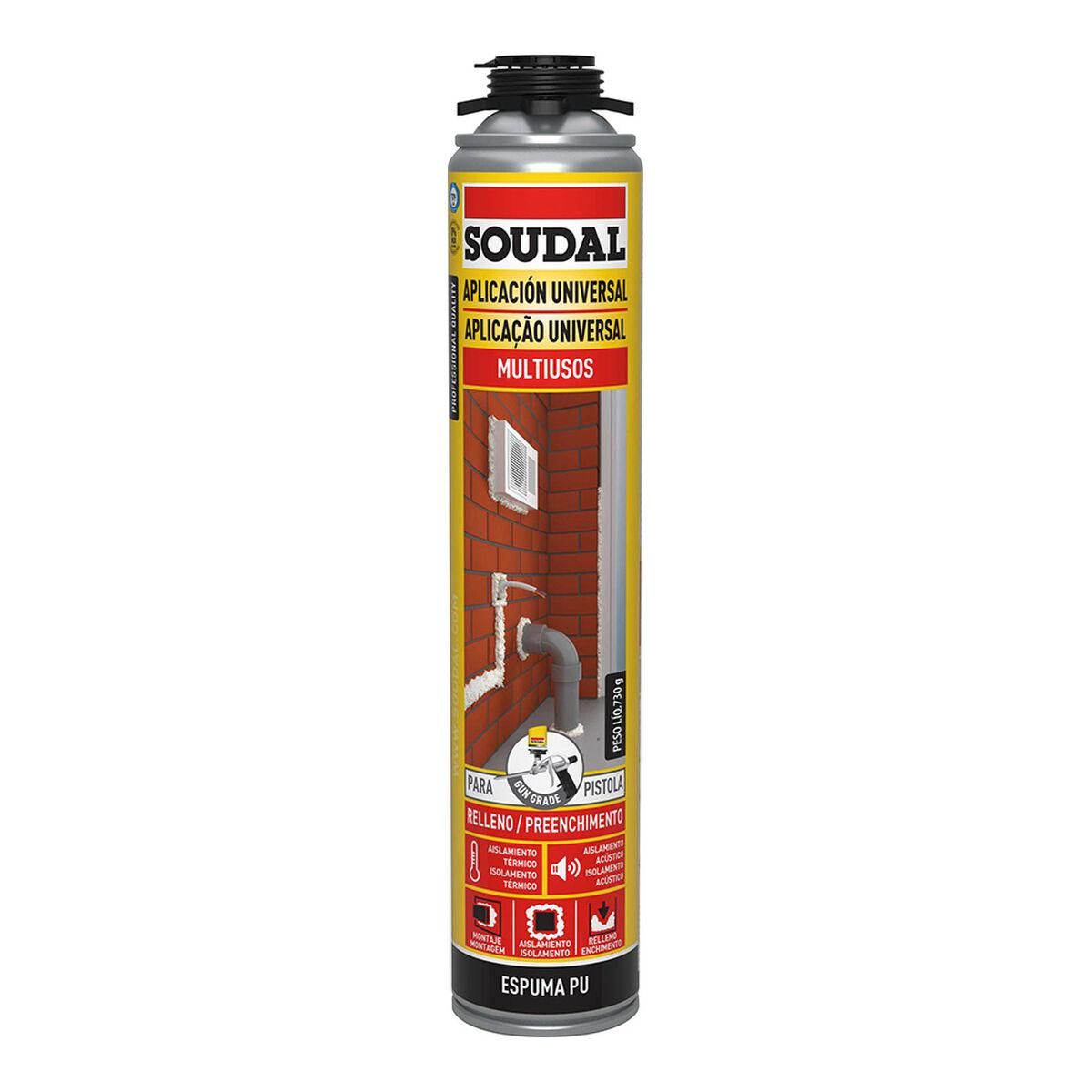 Skum Soudal Classic 115798 Polyuretan Pistol Beige 750 ml