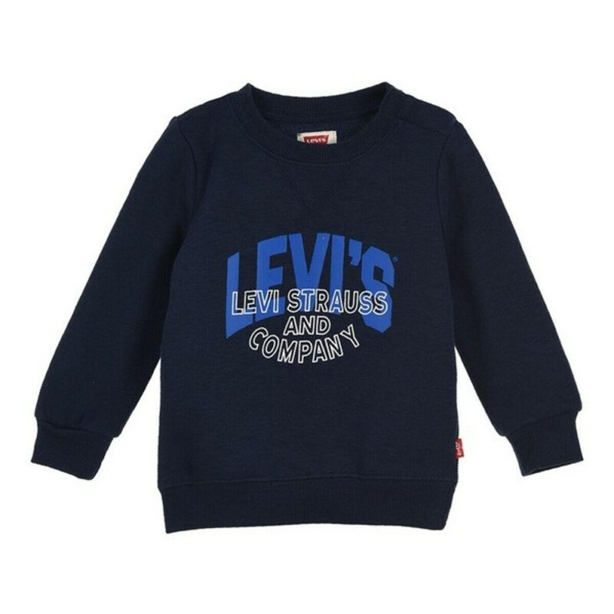 Sweatshirt til Børn Levi's TWO TONE PRINT Marineblå 36 måneder