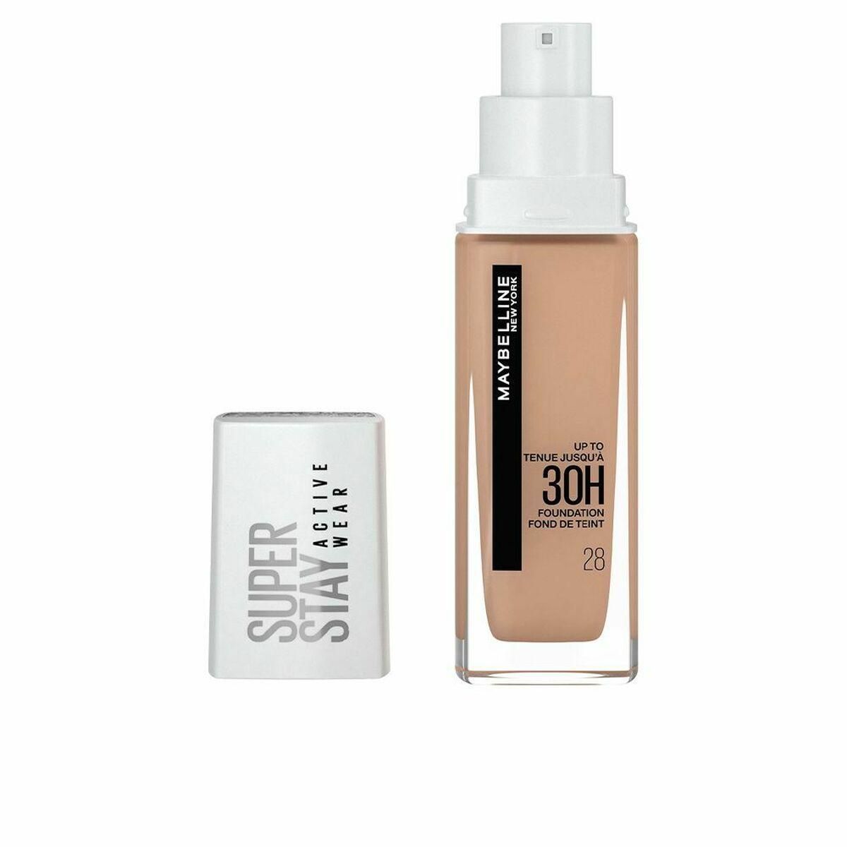 Flydende makeup foundation Maybelline Superstay Activewear 30 h Foundation 28 Soft Beige (30 ml)