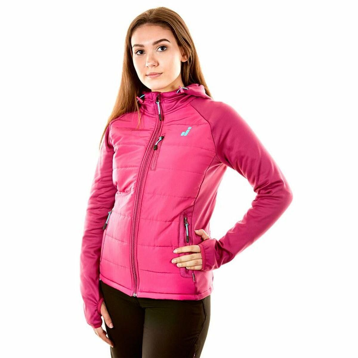 Sportsjakke til damer Joluvi Hybrid Fuchsia S