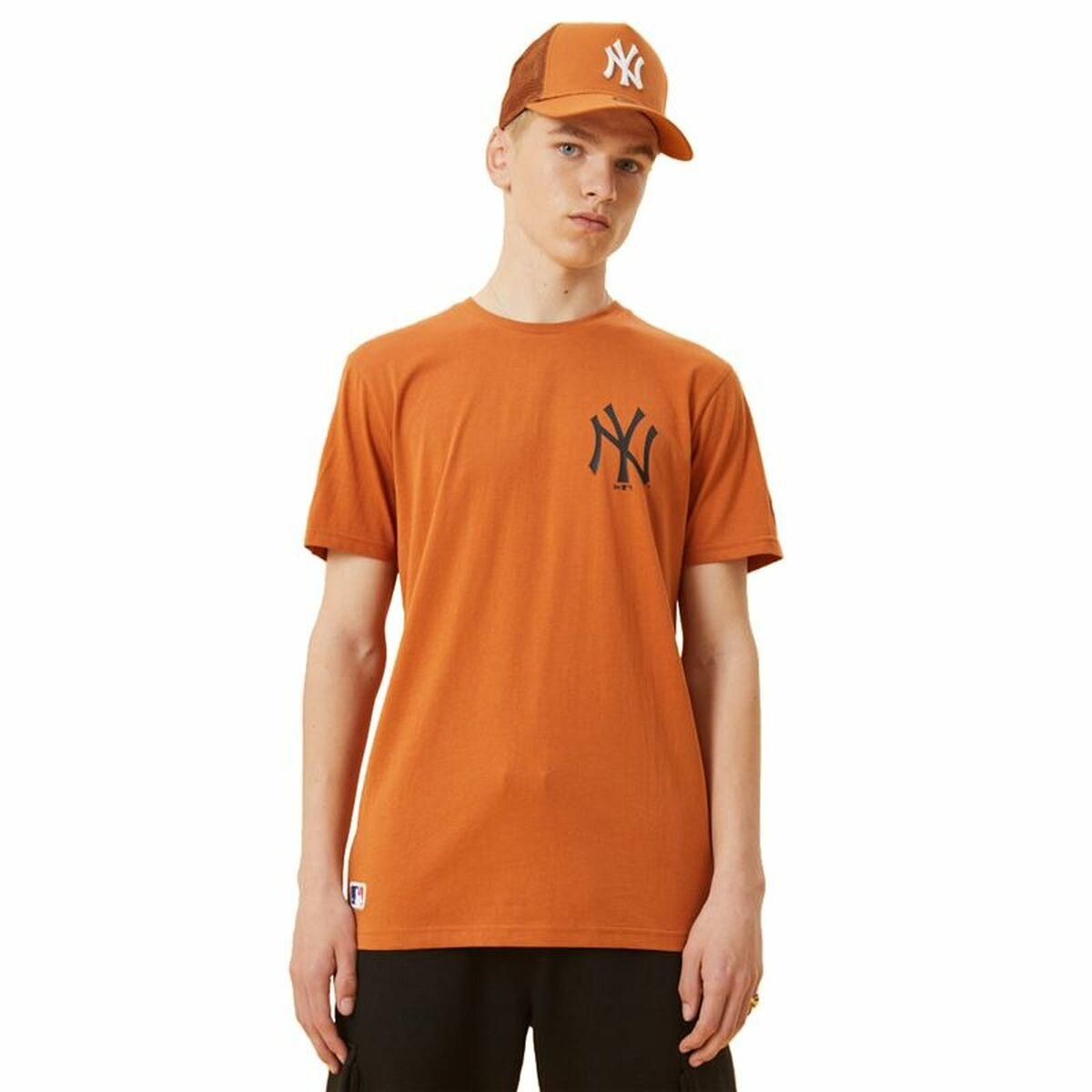 Kortærmet T-shirt til Mænd New Era New York Yankees Brun S