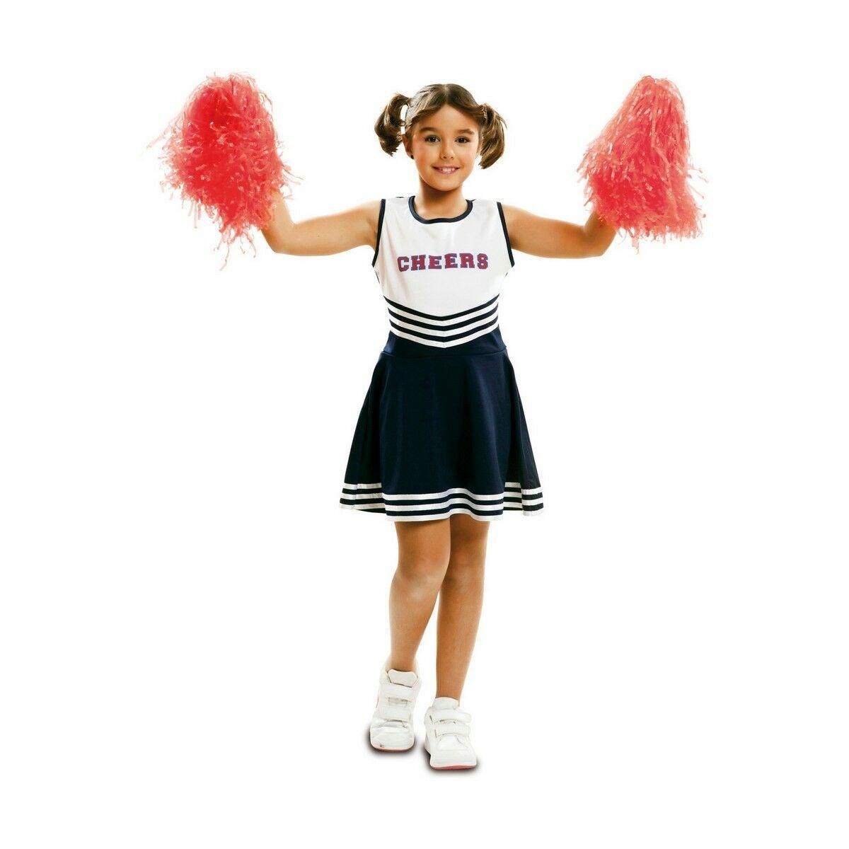 Kostume til børn Cheerleader 5-6 år 5-6 år