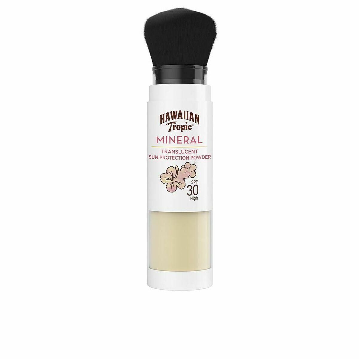 Solbeskyttelse med farve Hawaiian Tropic Mineral Brush Børste Spf 30