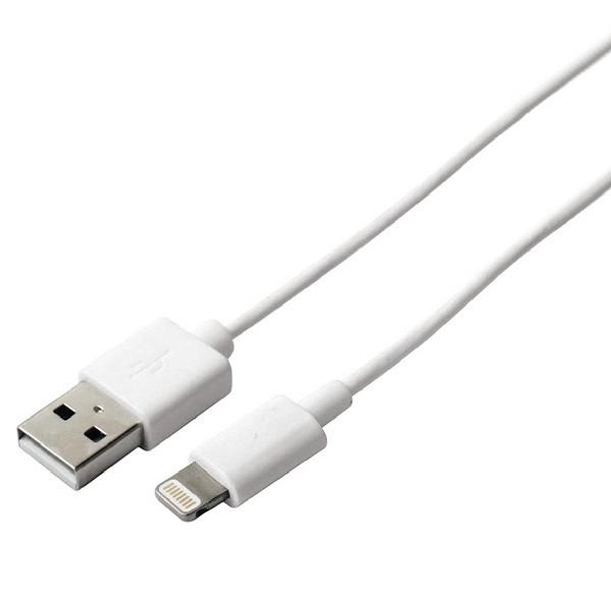 USB til Lightning-kabel KSIX Apple-compatible Hvid 1 m