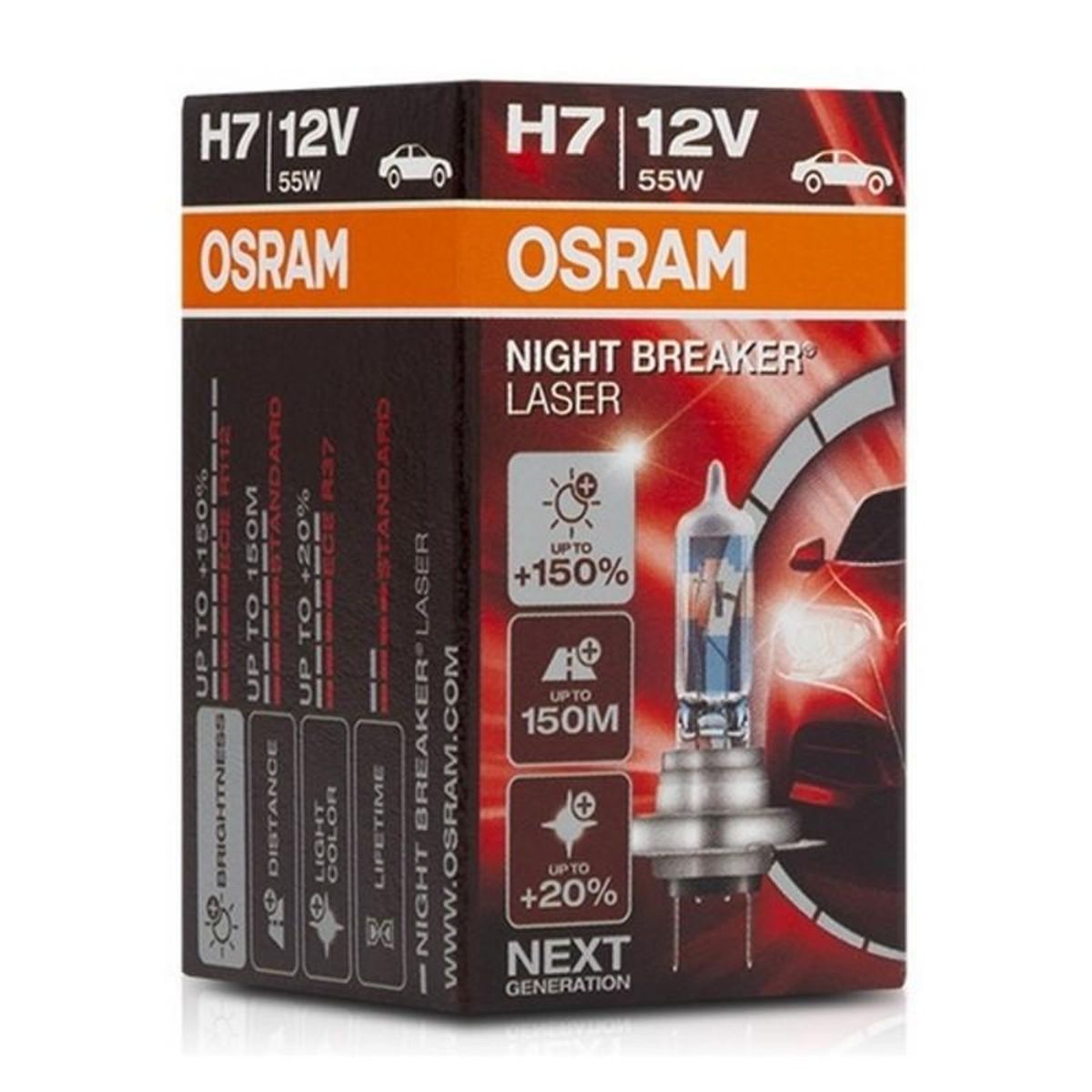 Pære til køretøj Osram 64210NL H7 12V 55W