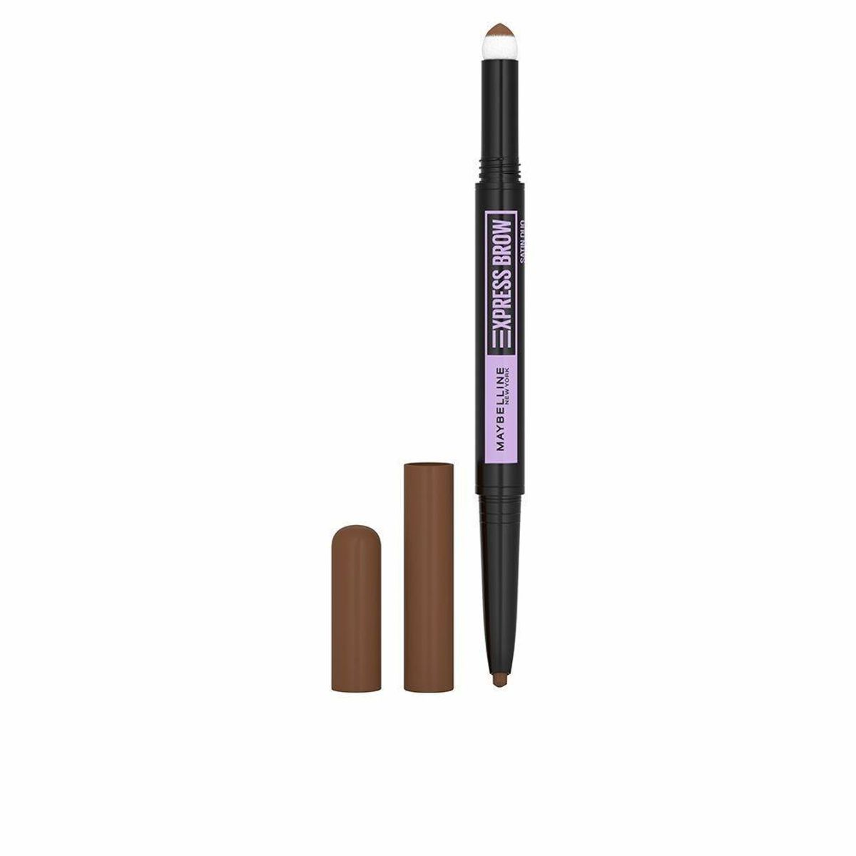 Øjenbrynsblyant Maybelline Express Brow Satin Duo 02 Medium Brown