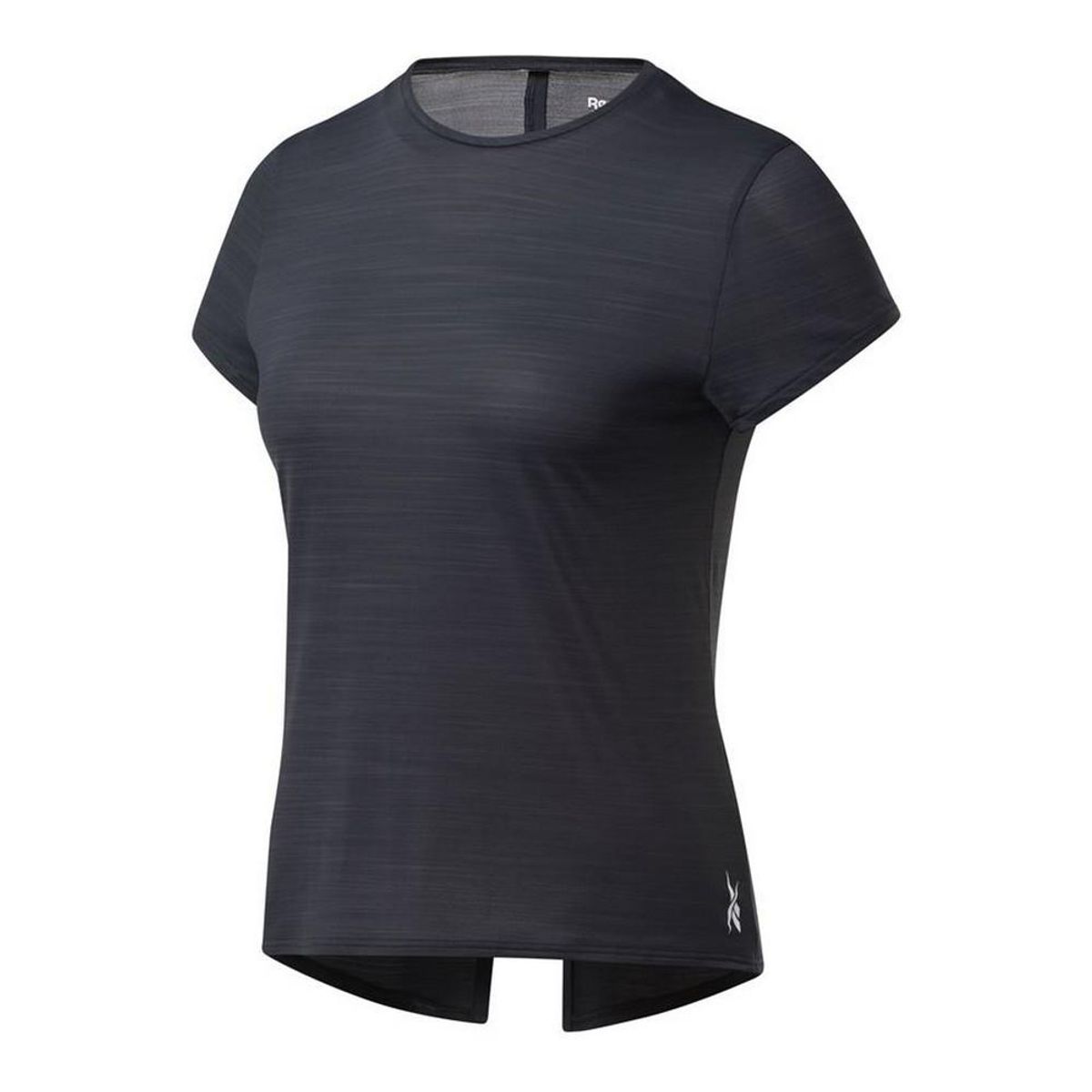 Kortærmet T-shirt til Kvinder Reebok Workout Ready Activchill Sort L