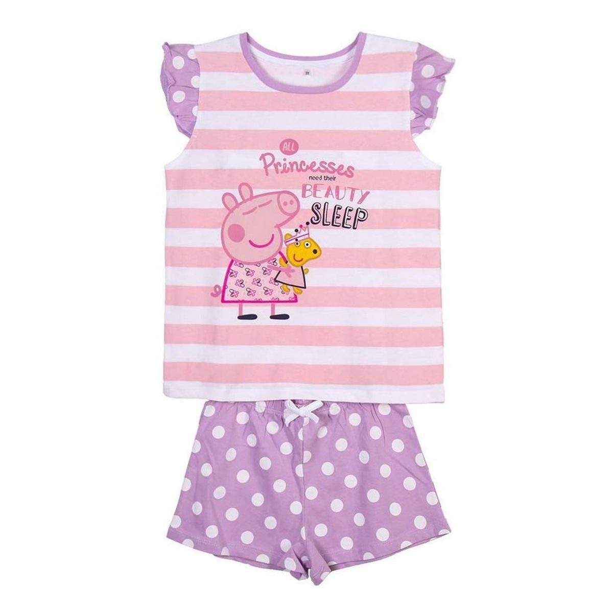 Børnepyjamasser Peppa Pig Pink Lilla 2 år