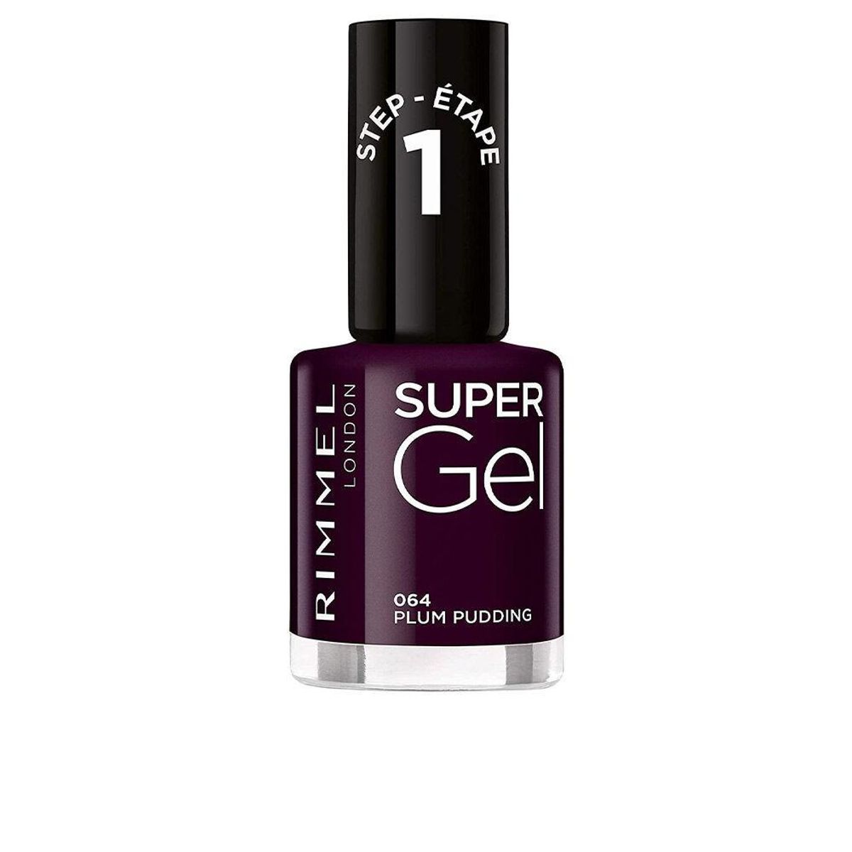 Neglelak Rimmel London Super Gel Plum Pudding Nº 064 (12 ml)