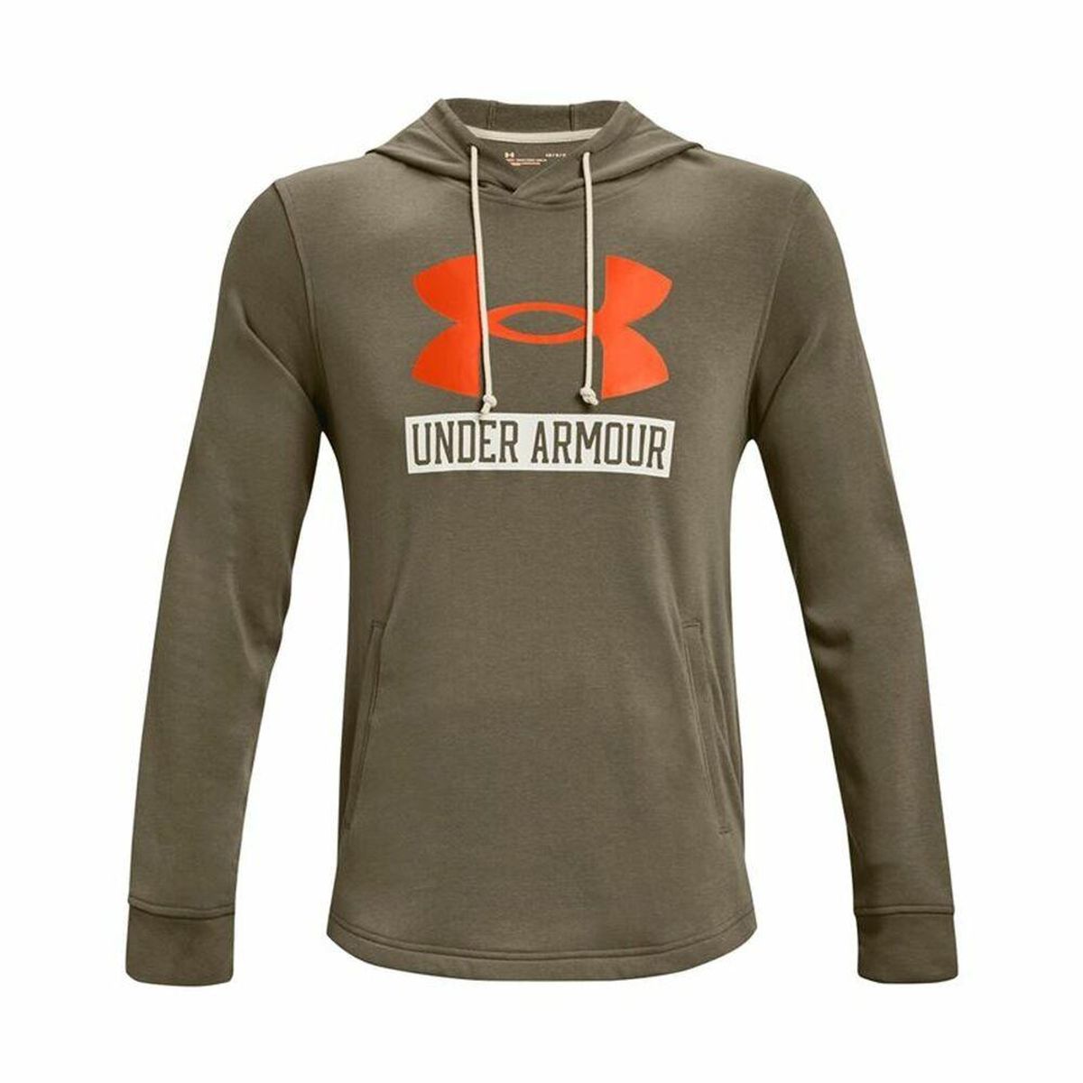 Hættetrøje til Mænd Under Armour Hoodie Khaki L