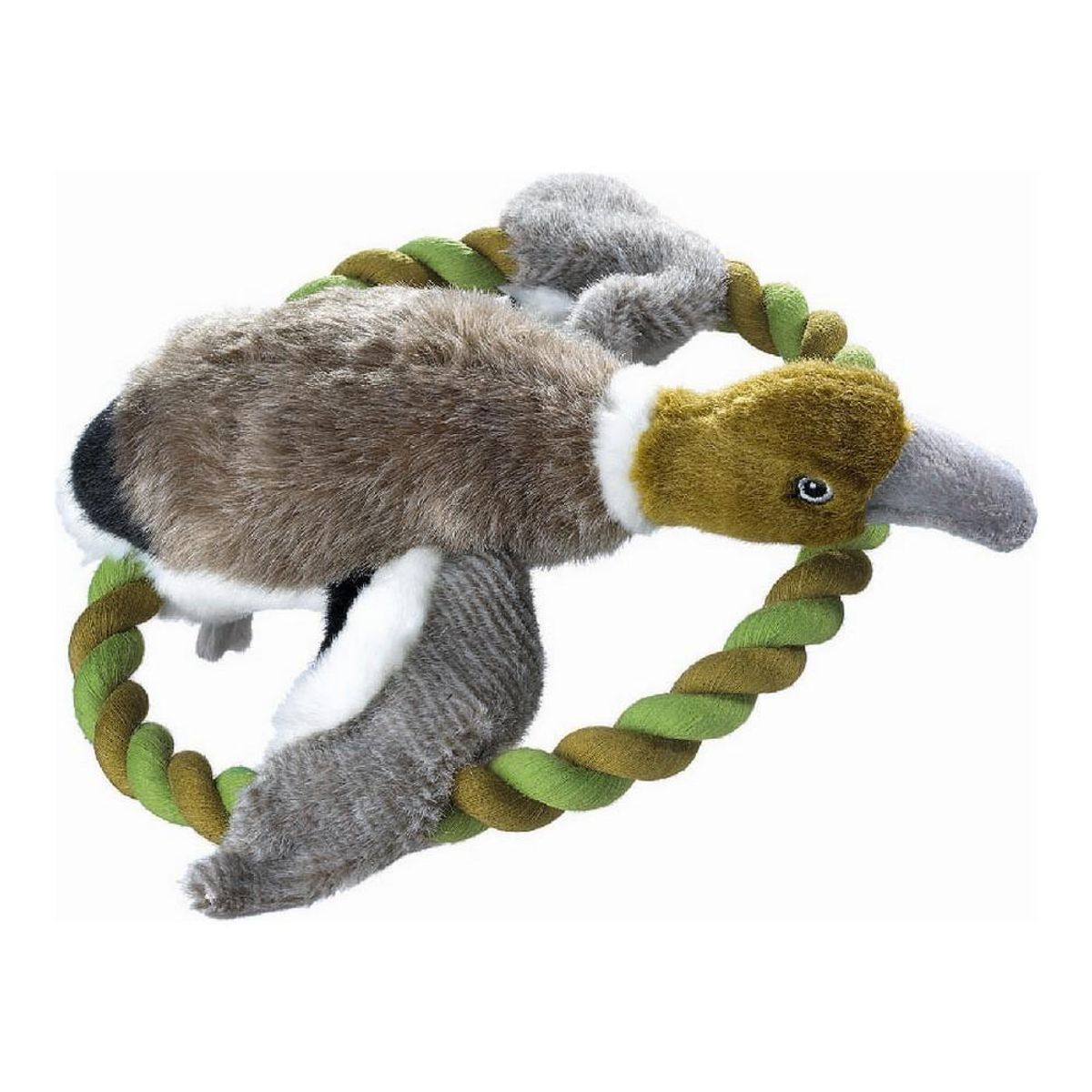 Plush legetøj til hunde Hunter Wildlife Train Med streng And (26 cm)