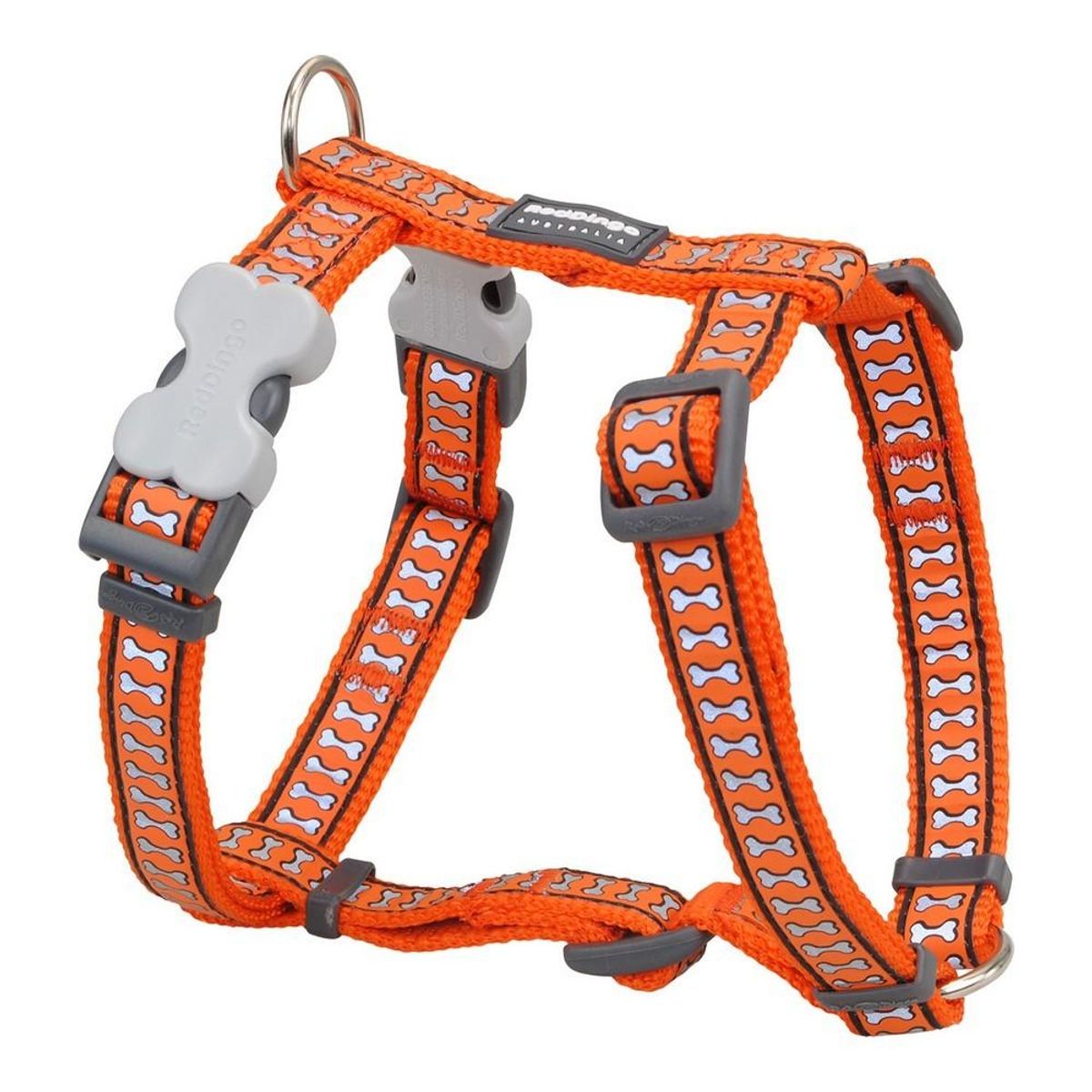 Hundesele Red Dingo Ben Reflekterende 46-76 cm Orange