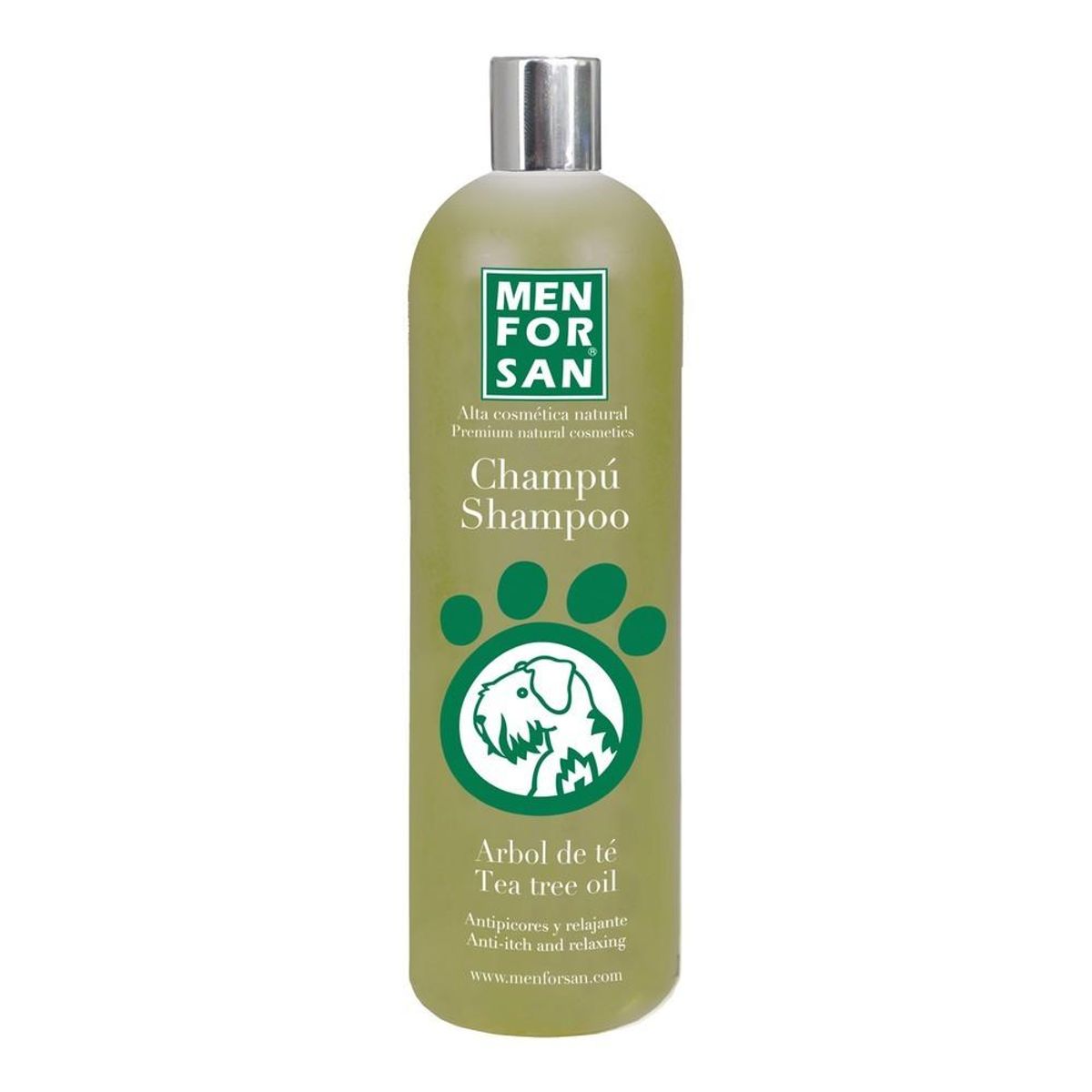 Shampoo til kæledyr Menforsan Karamel 1 L Hund Tea tree