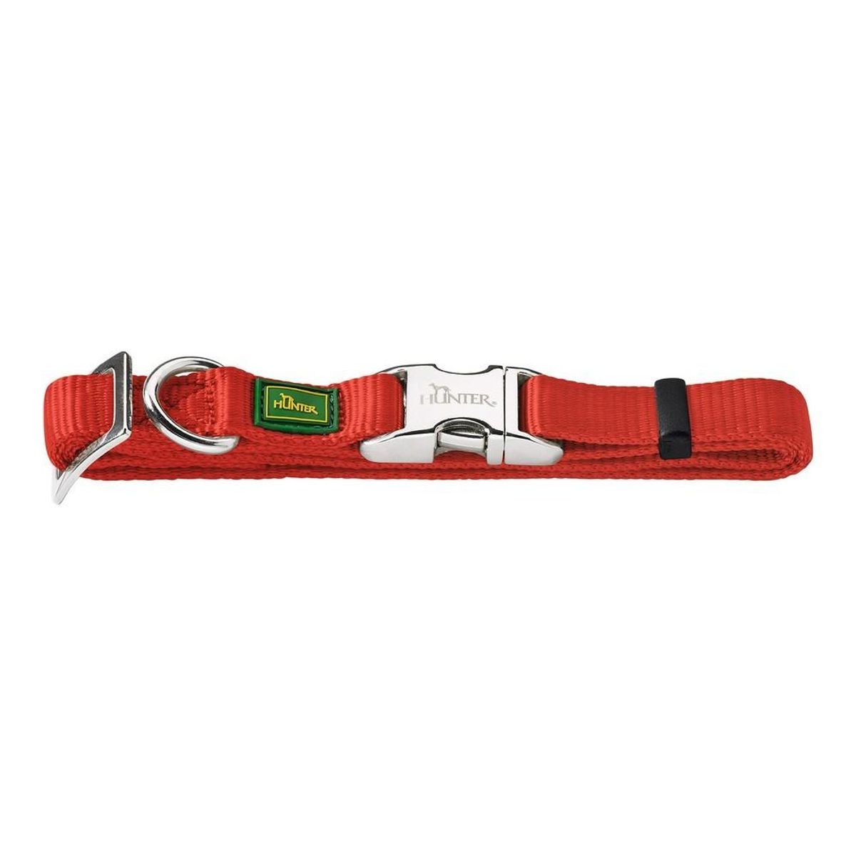 Hundehalsbånd Hunter Alu-Strong Rød Størrelse S (30-45 cm)