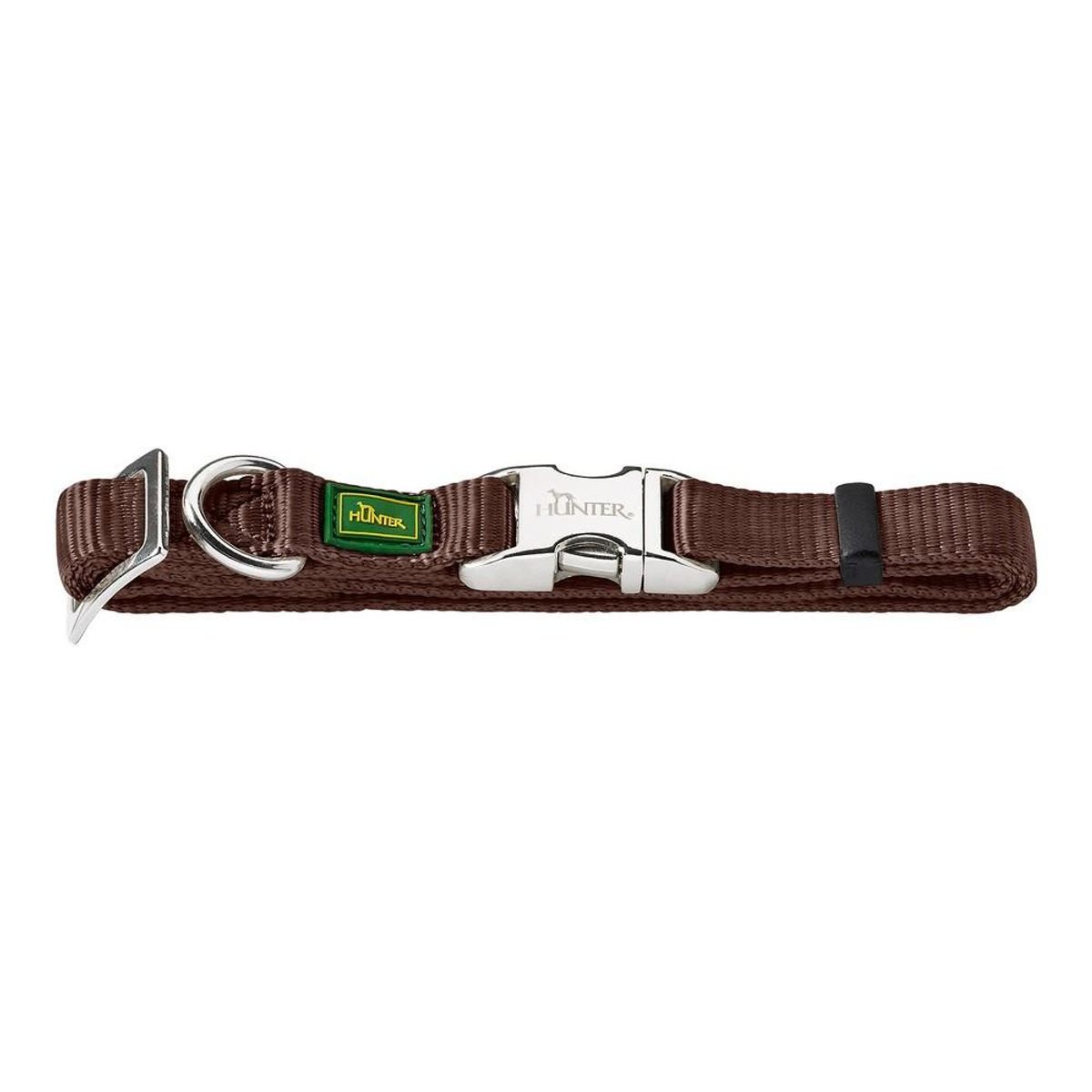 Hundehalsbånd Hunter Alu-Strong Brun Størrelse L (45-65 cm)