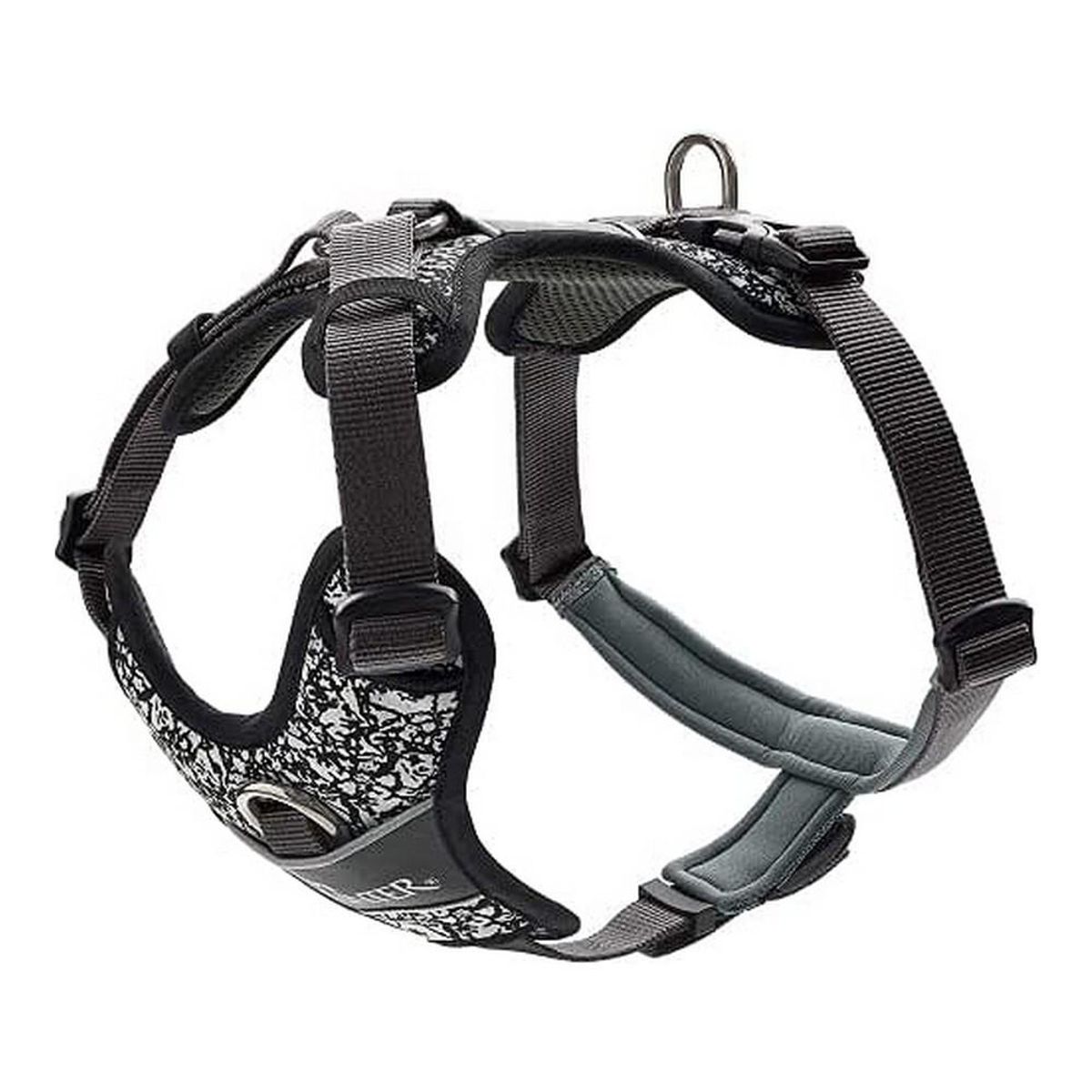 Hundesele Hunter Divo Reflekterende Sort/Grå XS-størrelse (34-47 cm)