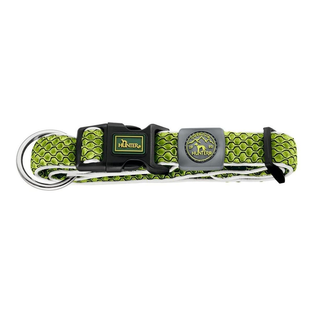 Hundehalsbånd Hunter Plus Gevind Størrelse XL Lime (45-70 cm)