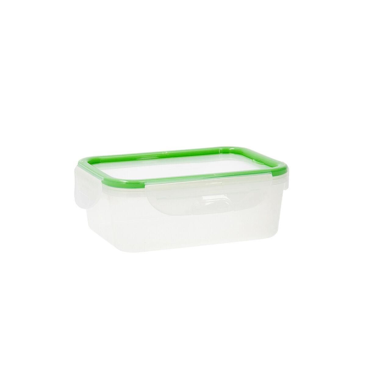 Madkasse Quid Greenery 1 L Gennemsigtig Plastik 13 x 18 x 6,8 cm - 1 L (4 enheder) (Pack 4x)