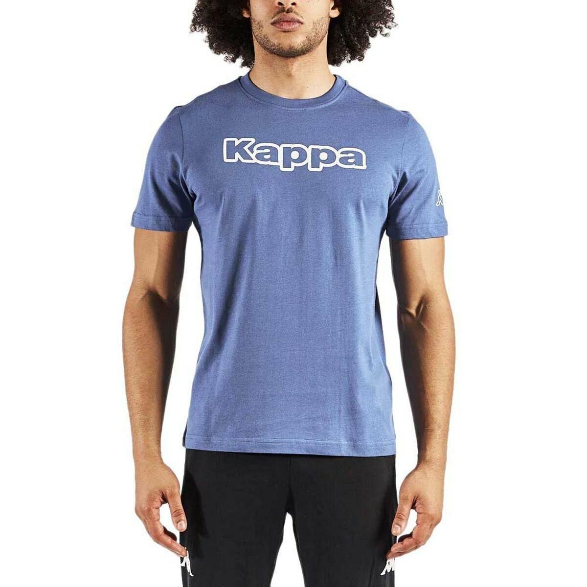 Kortærmet T-shirt til Mænd Kappa Blå Mænd 2XL