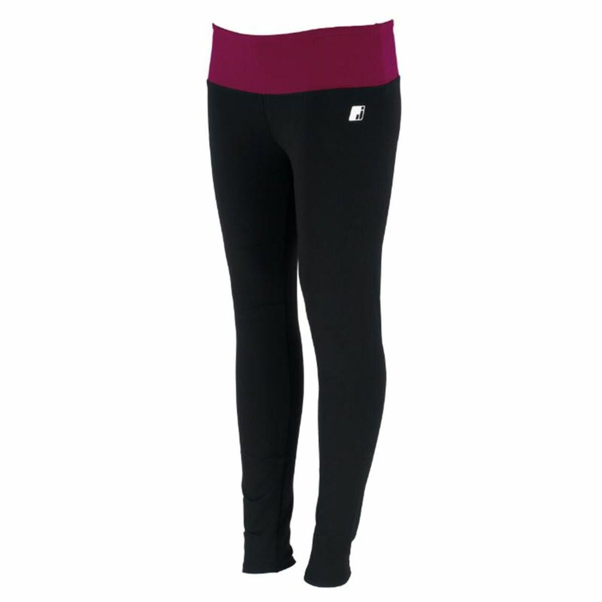 Sport leggings til kvinder Joluvi Lilla Sort XS