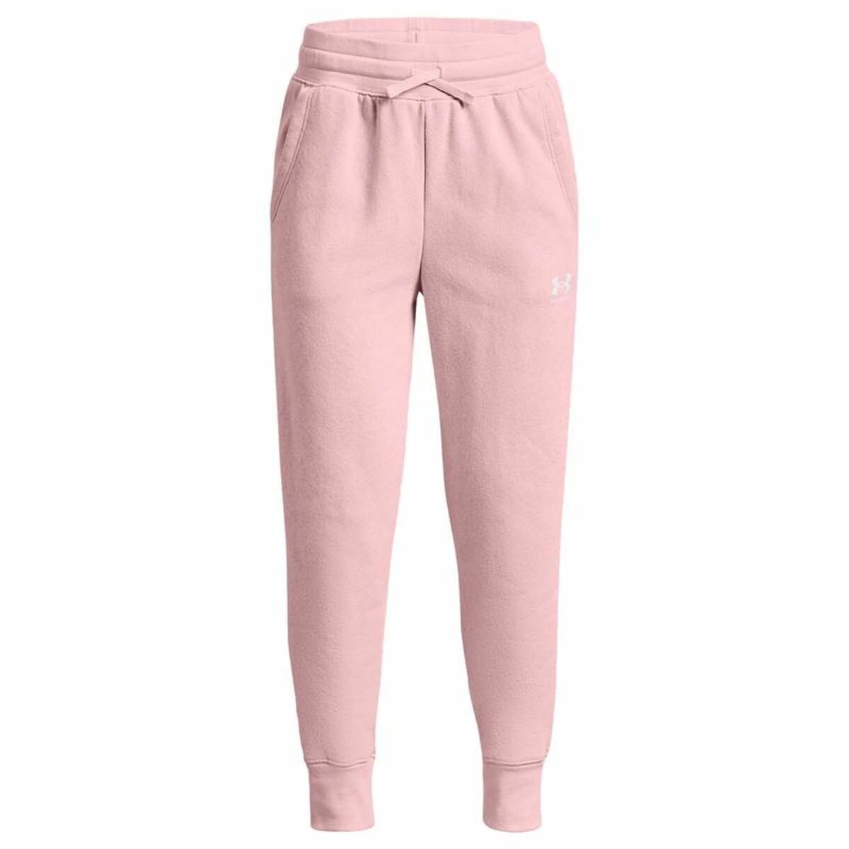 Træningsdragt til børn underdele Under Armour Rival Fleece Pink 14-16 år