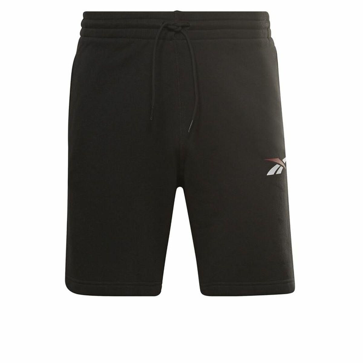 Sport shorts til mænd Reebok Vector Fleece Sort M