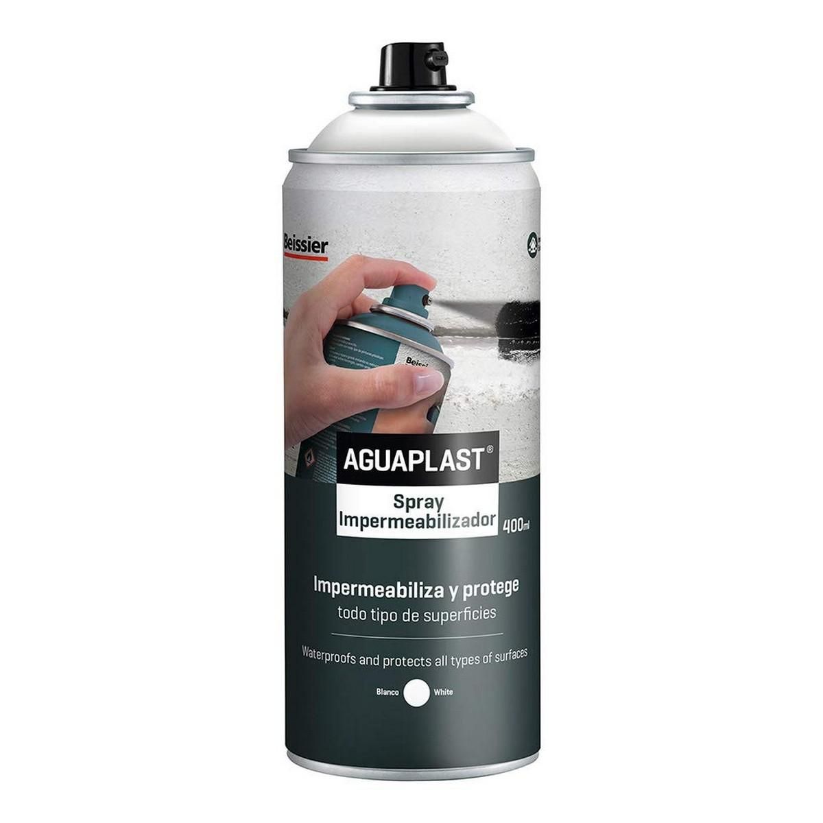 Vandtæt Aguaplast Spray Hvid 400 ml