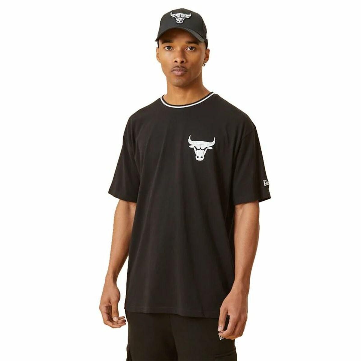 Kortærmet T-shirt til Mænd New Era Chicago Bulls Sort S