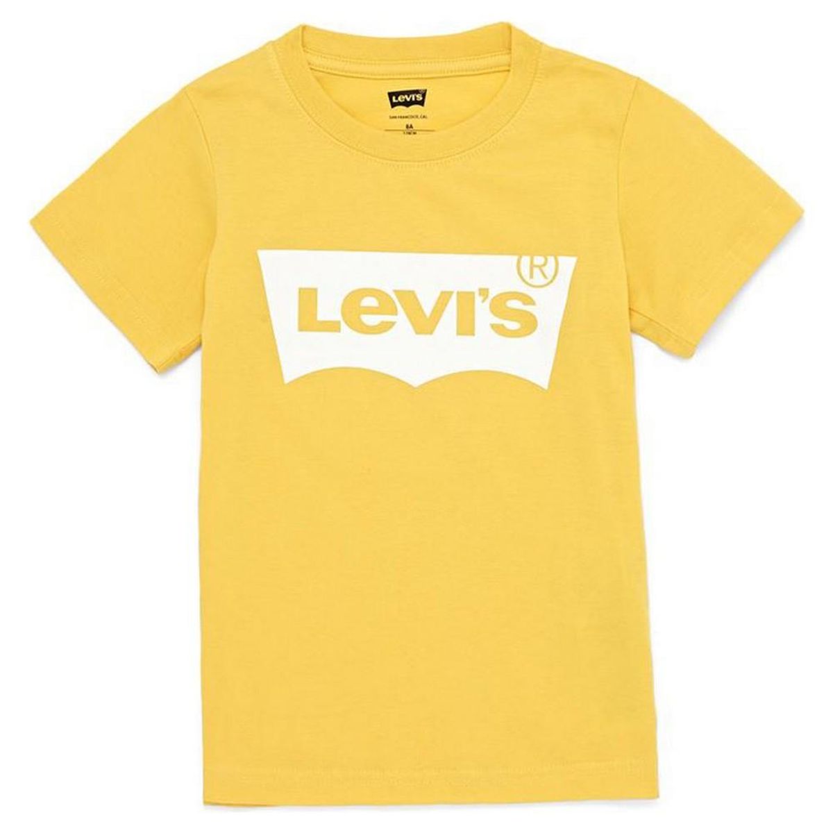 Børne Kortærmet T-shirt Levi's Batwing Gul 4 år