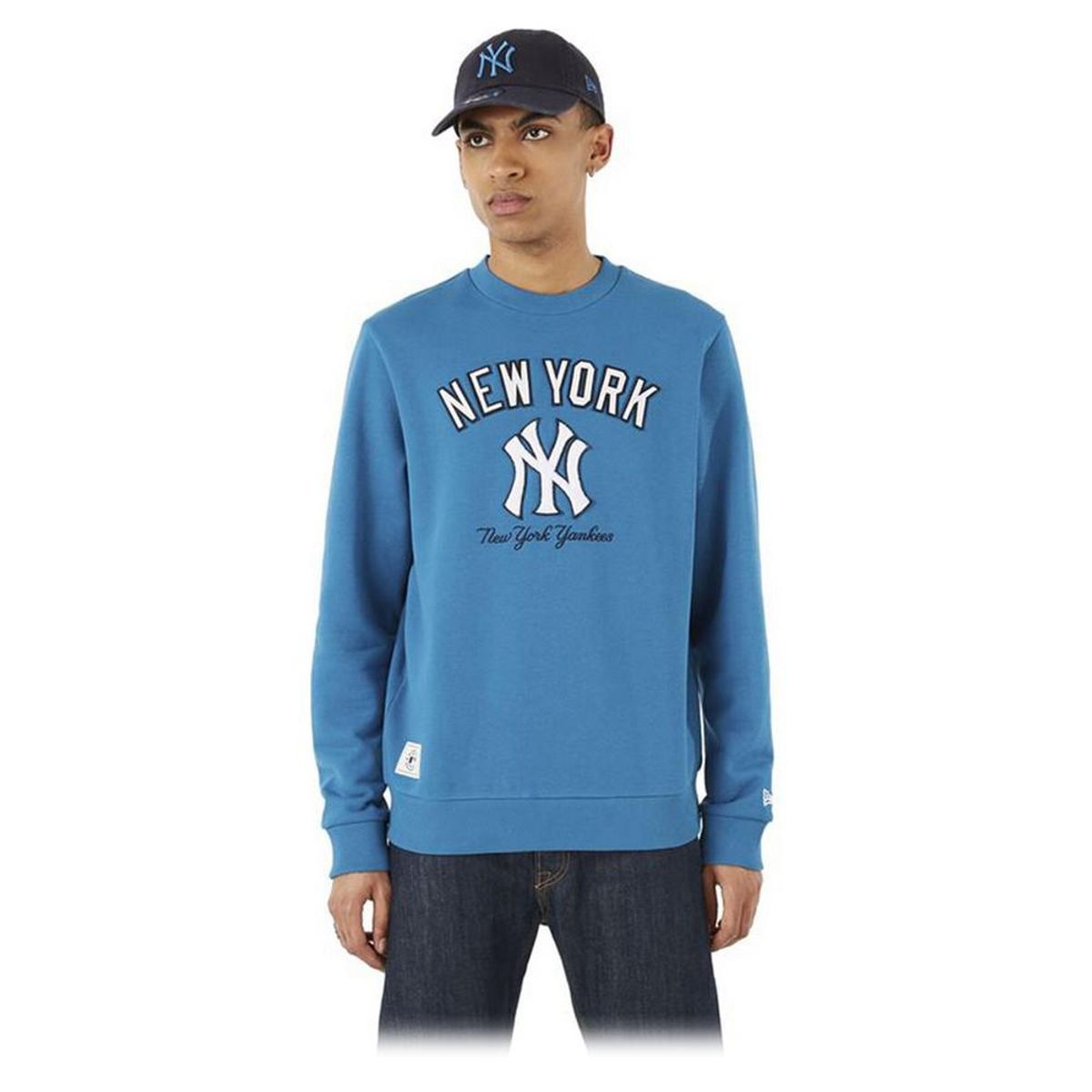 Sweaters uden Hætte til Mænd New Era MLB Heritage New York Yankees Blå S