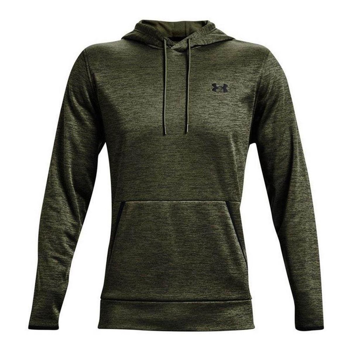 Hættetrøje til Mænd Under Armour Fleece Twist Oliven L